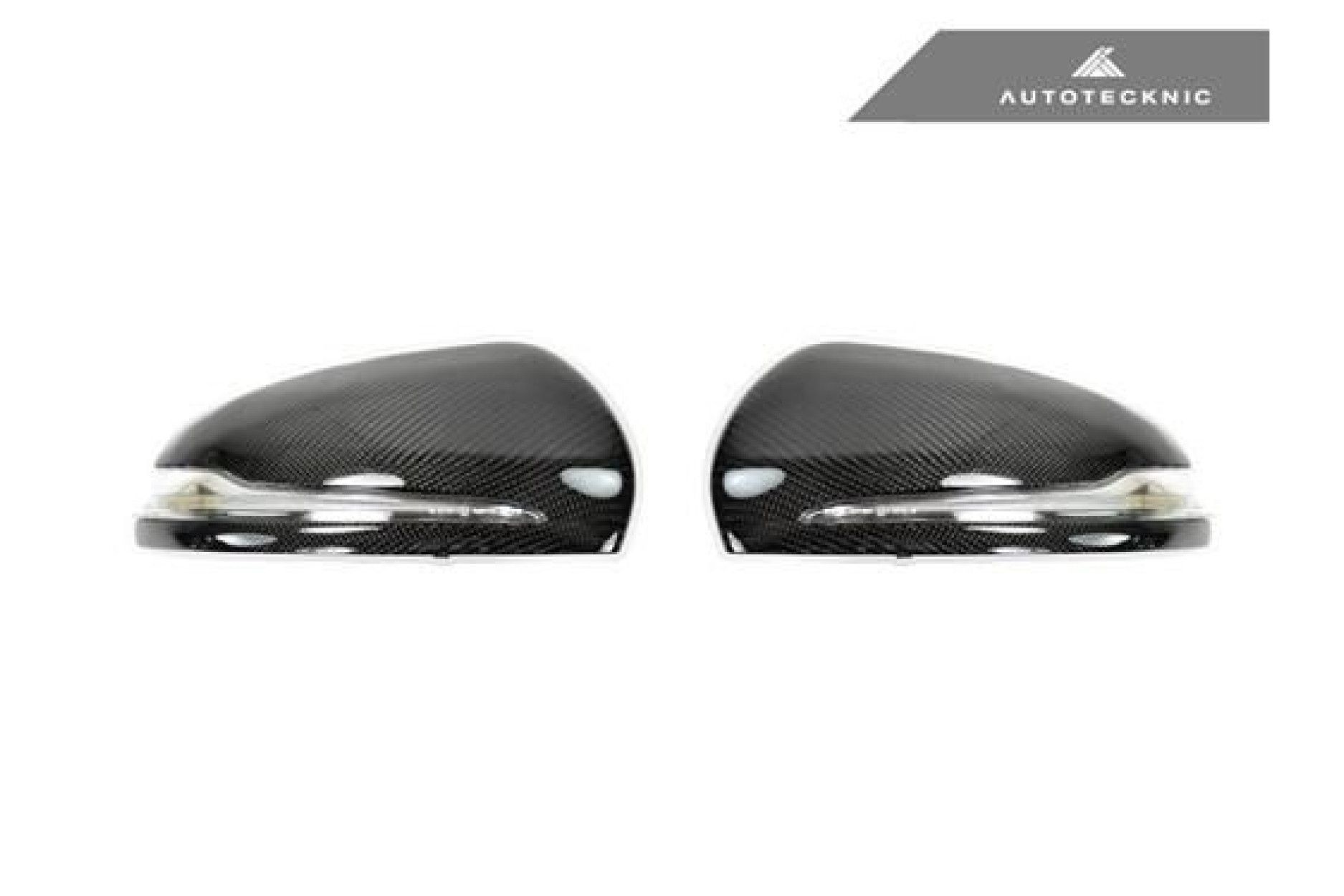 AutoTecknic Replacement Carbon Fiber Mirror Covers - Mercedes-Benz W205 /W222