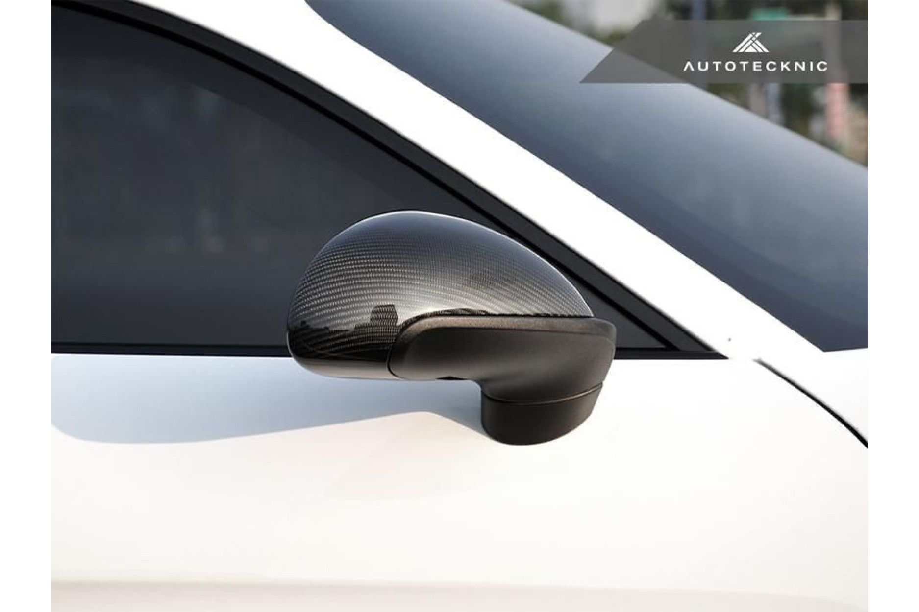 AutoTecknic Replacement Carbon Fiber Mirror Covers - Porsche 991 Carrera | 981 Cayman /Boxster (3) 