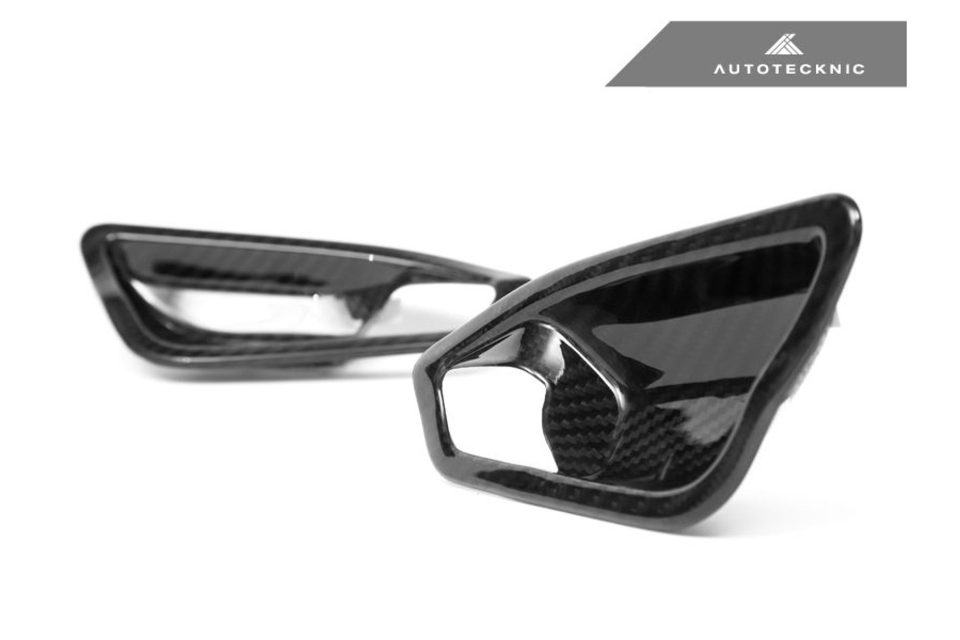 Autotecknic Dry Carbon Fiber Interior Door Handle Covers - F20 1-Series | F22 2-Series | F87 M2 (4) 