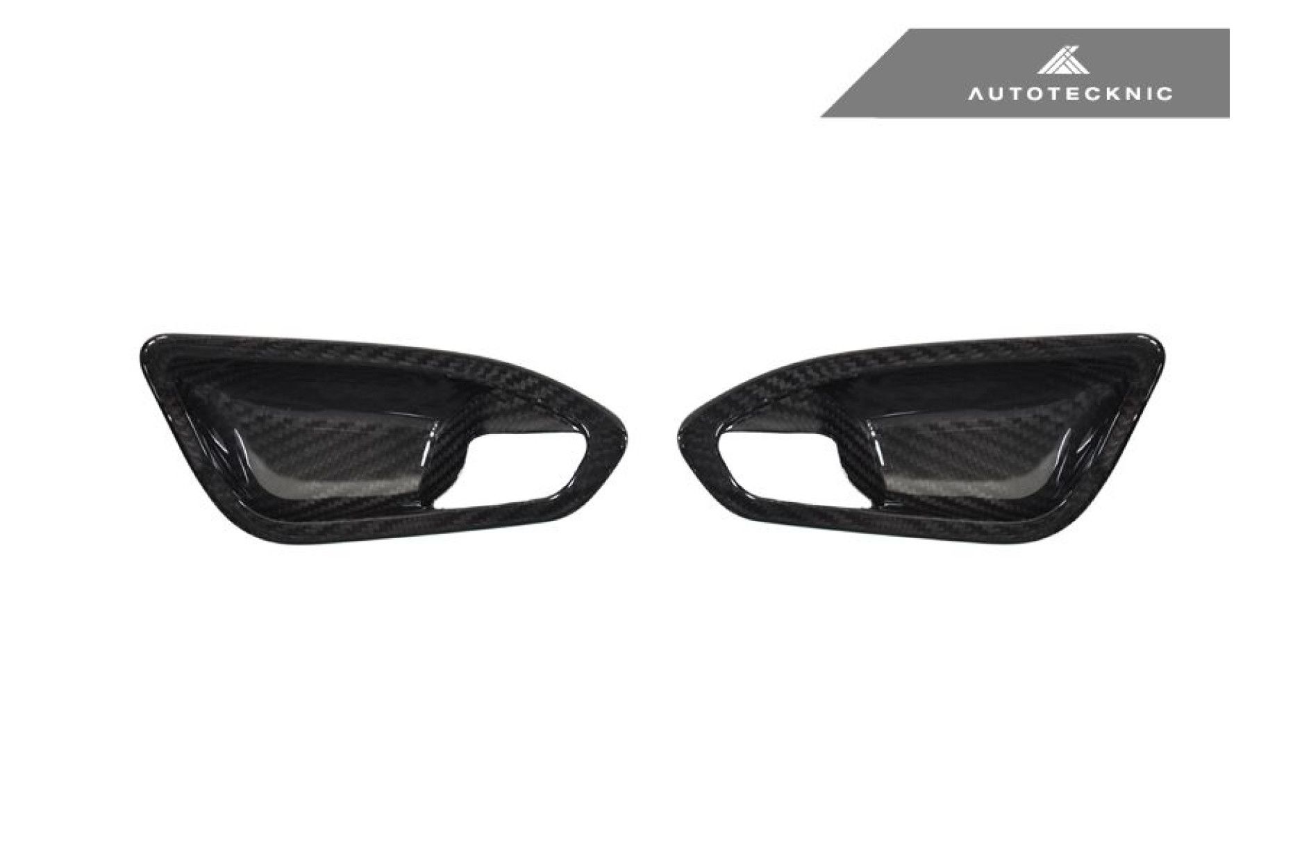 Autotecknic Dry Carbon Fiber Interior Door Handle Covers - F20 1-Series | F22 2-Series | F87 M2 (3) 