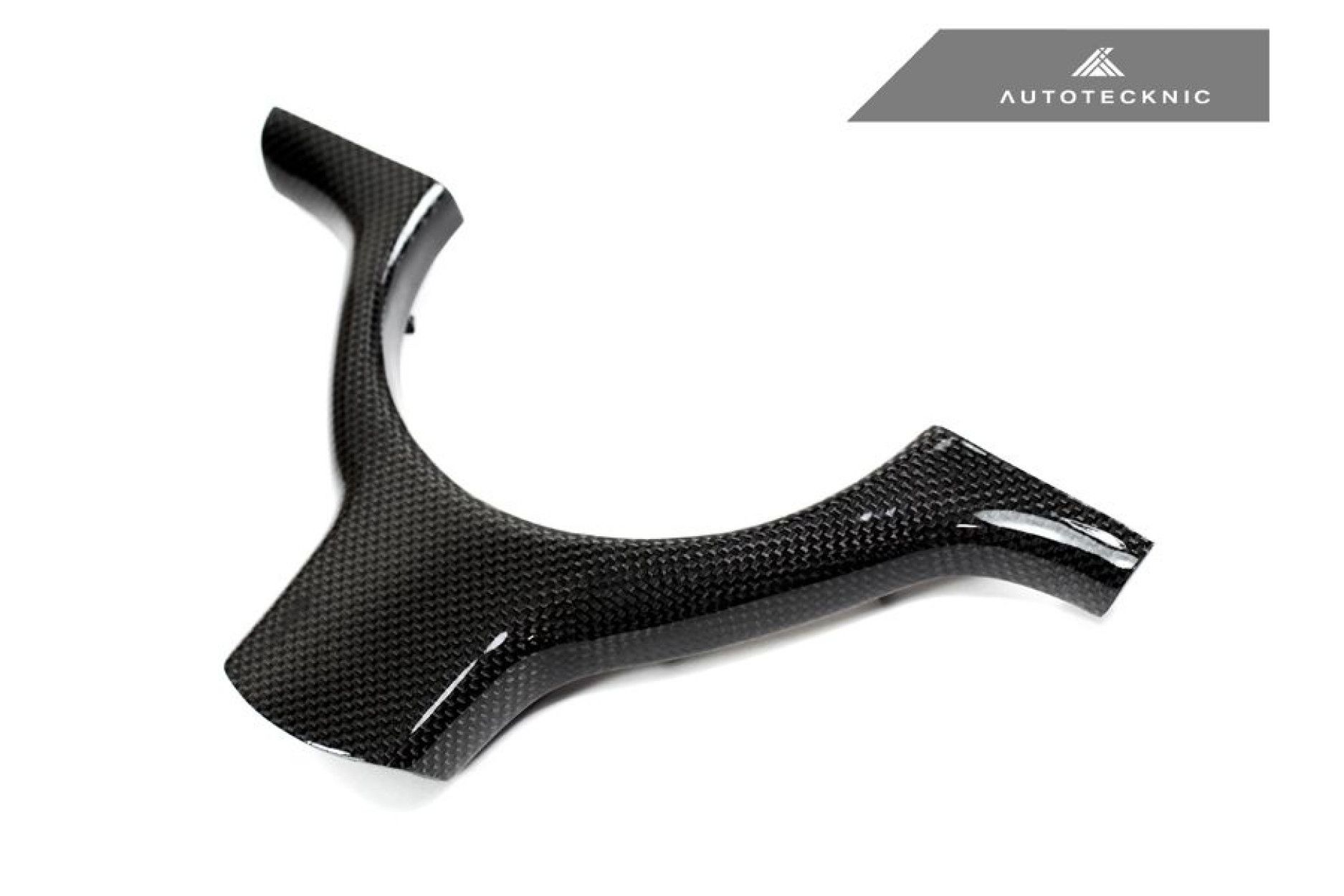 AutoTecknic Carbon Fiber Steering Wheel Trim - E46 M3/ E39 M5 - Fits Single Spoke Steering wheel used on M3 and M5 (1 lbs)