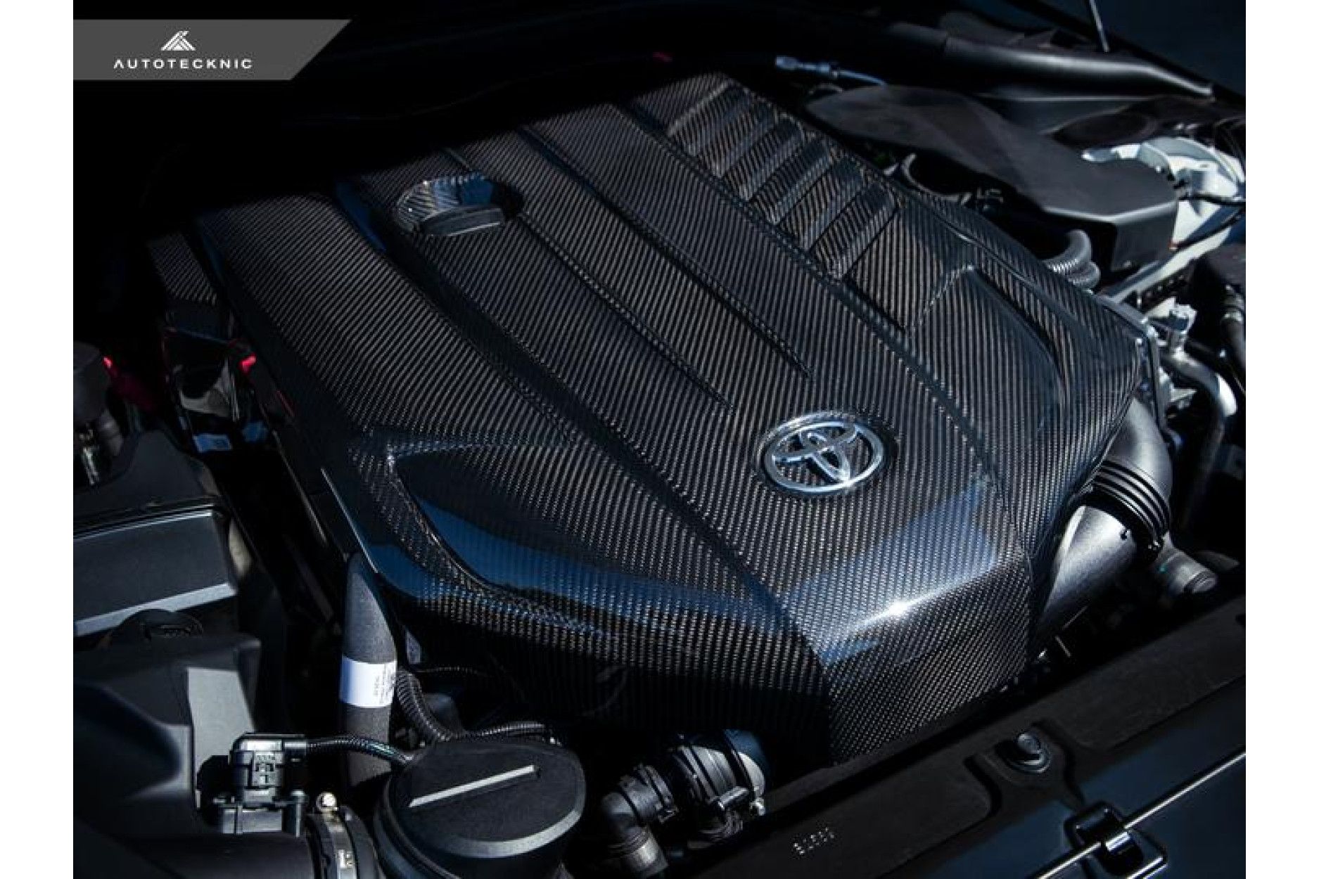 Autotecknic carbon Engine Cover for toyota supra a90 2020-up (5) 