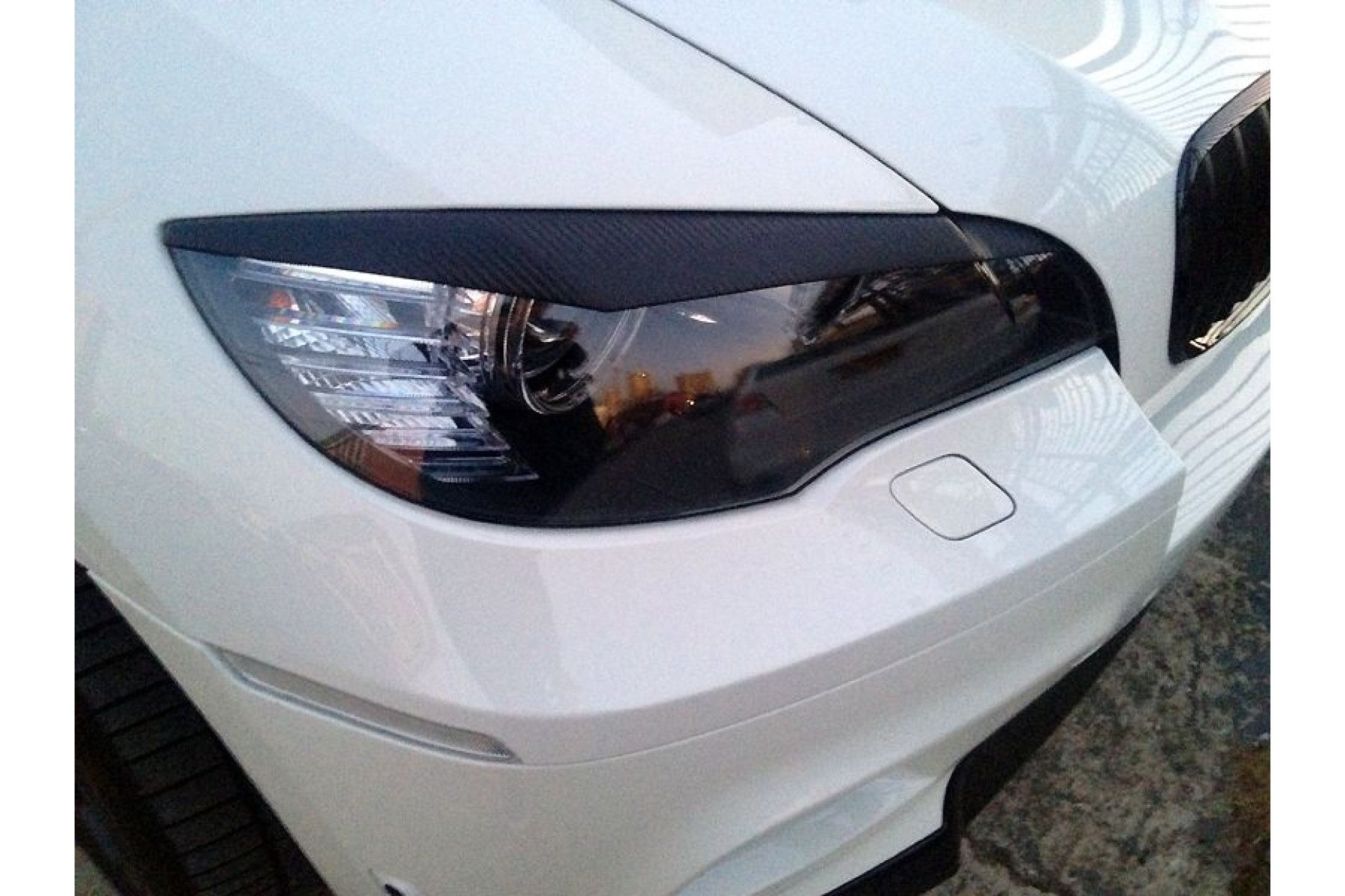 AutoTecknic Carbon Headlight Covers - E70 X5 (5) 
