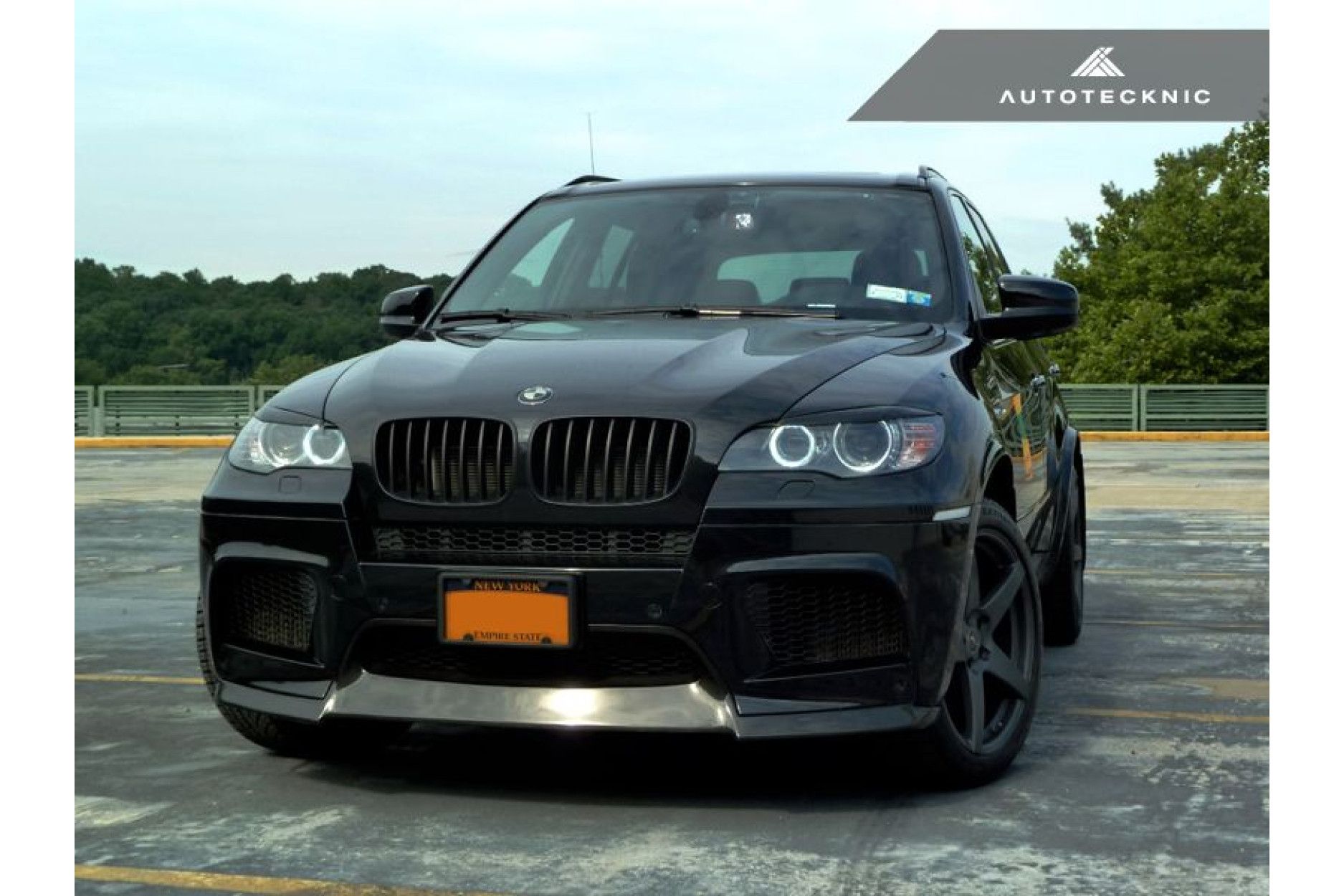 AutoTecknic Carbon Headlight Covers - E70 X5 (4) 