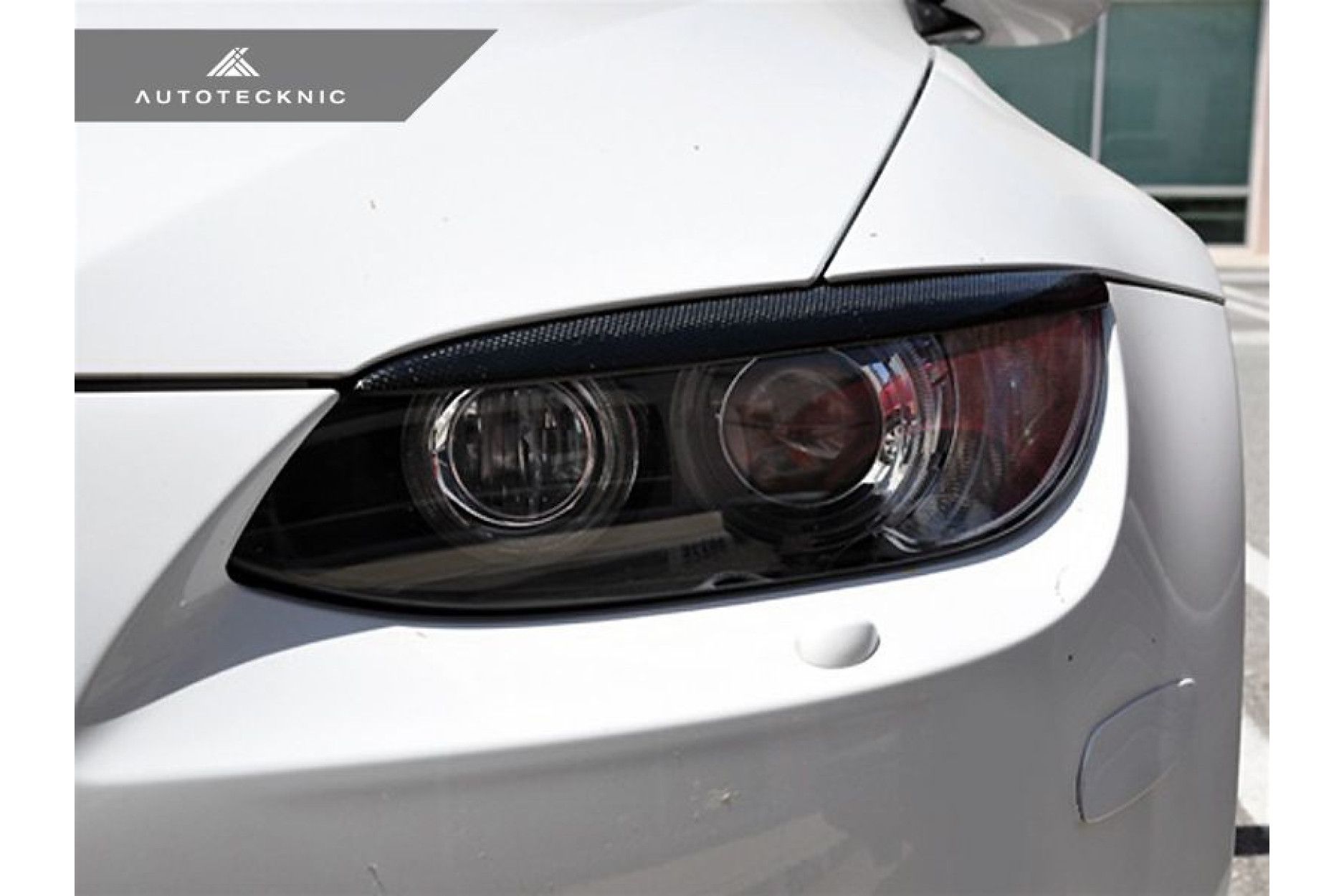 AutoTecknic Carbon Headlight Covers - E92 Coupe (Including E9X M3) (2) 