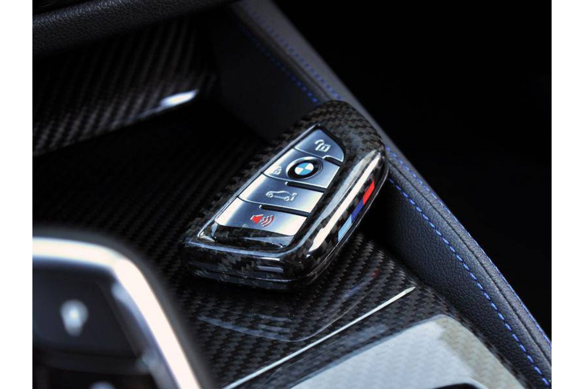 Autotecknic dry carbon key case for BMW 5er X2 X5 X6 F39 F15 F16