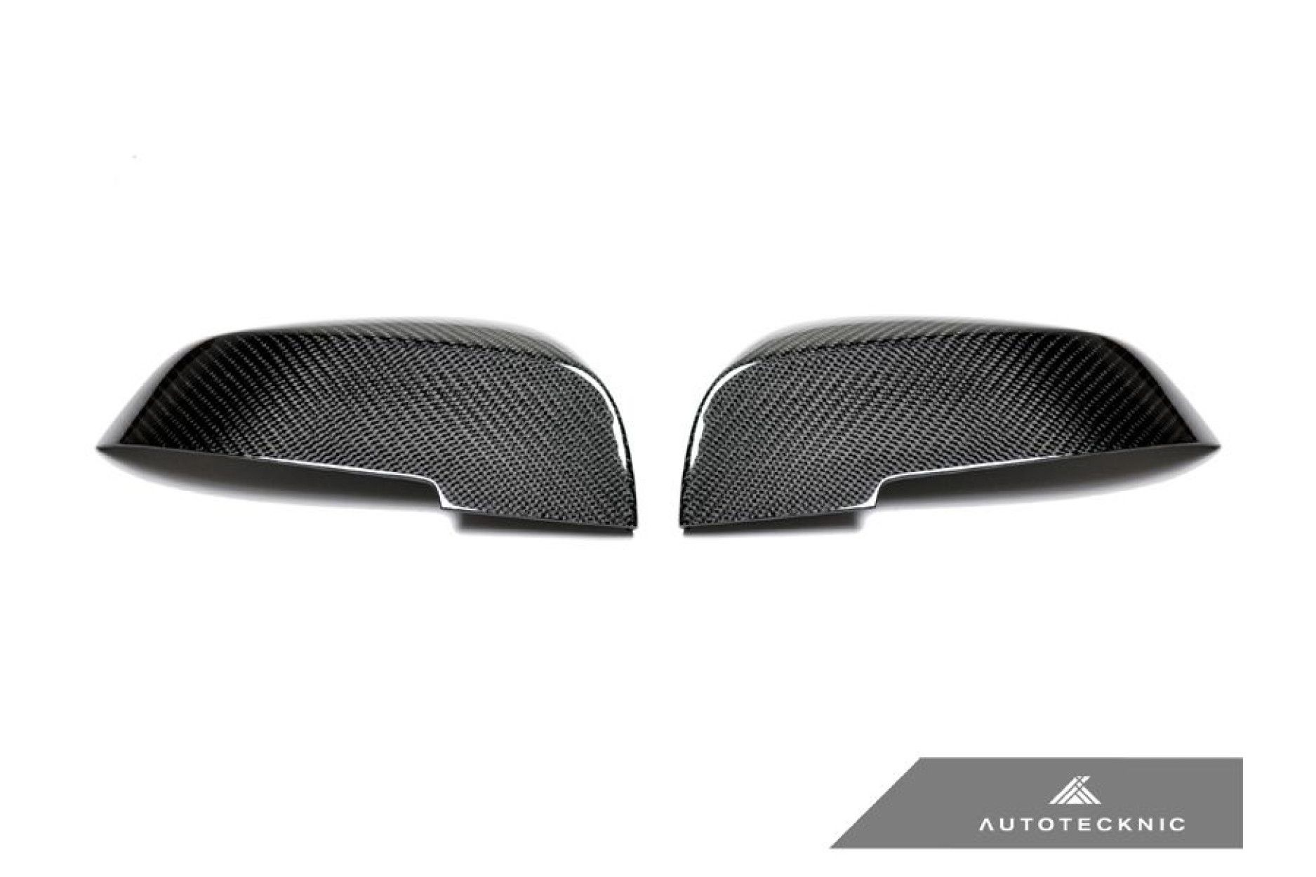 AutoTecknic Replacement Carbon Fiber Mirror Covers - E84 X1 | F20 1-Series | F22 2-Series | F30 3-Series | F32/ F36 4-Series