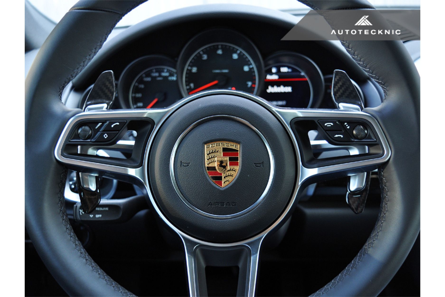 AutoTecknic Competition Shift Paddles - Porsche 918 | 991 GT3 RS | 991.2 Carrera | 971 Panamera | 95B Macan | 958.2 Cayenne (With the Sport Design Steering Wheel & PDK Shifting Paddles) (4) 