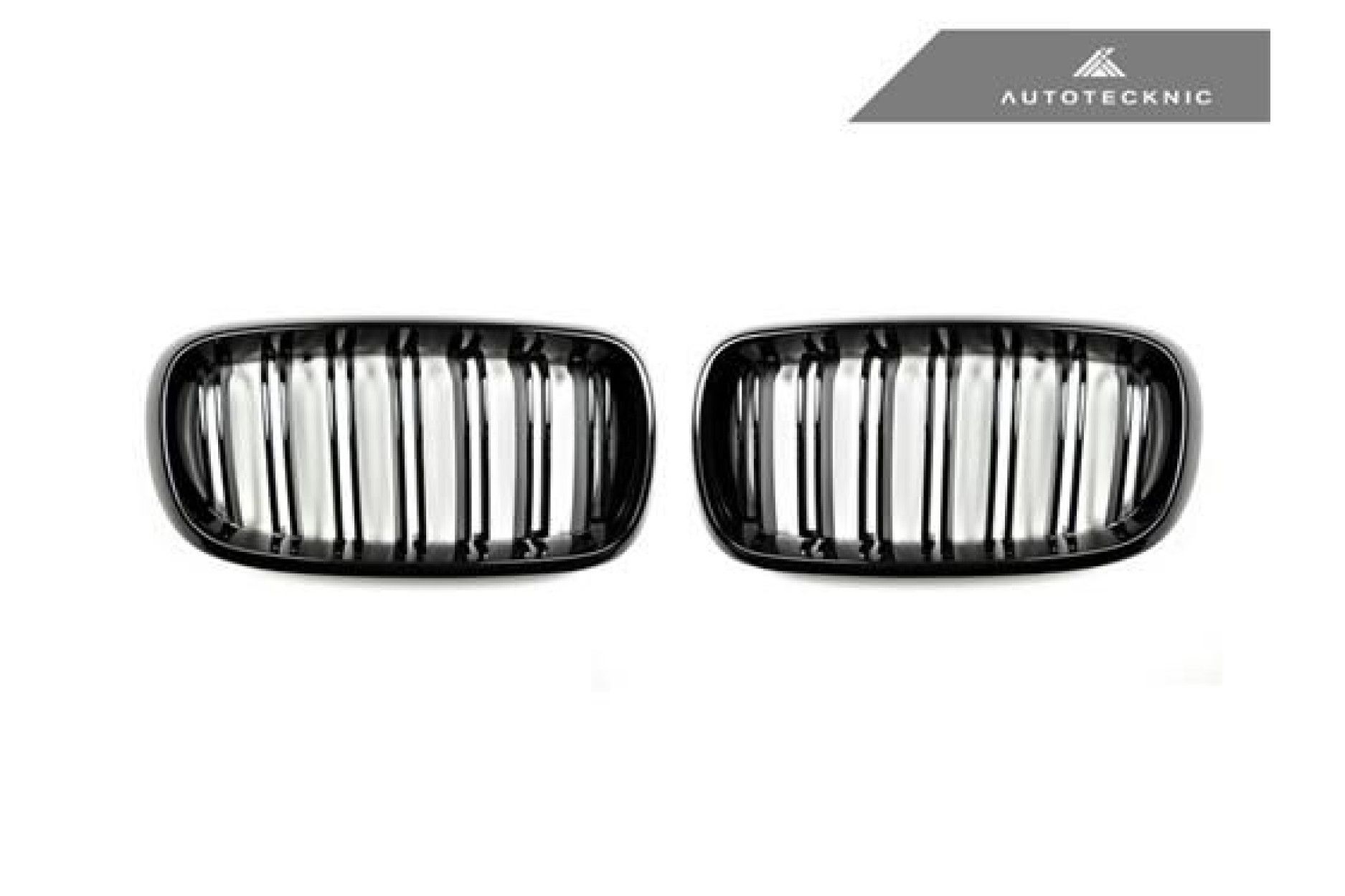 AutoTecknic Replacement Dual-Slats Glazing Black Front Grilles - F15 X5 | F85 X5M & F16 X6 | F86 X6M
