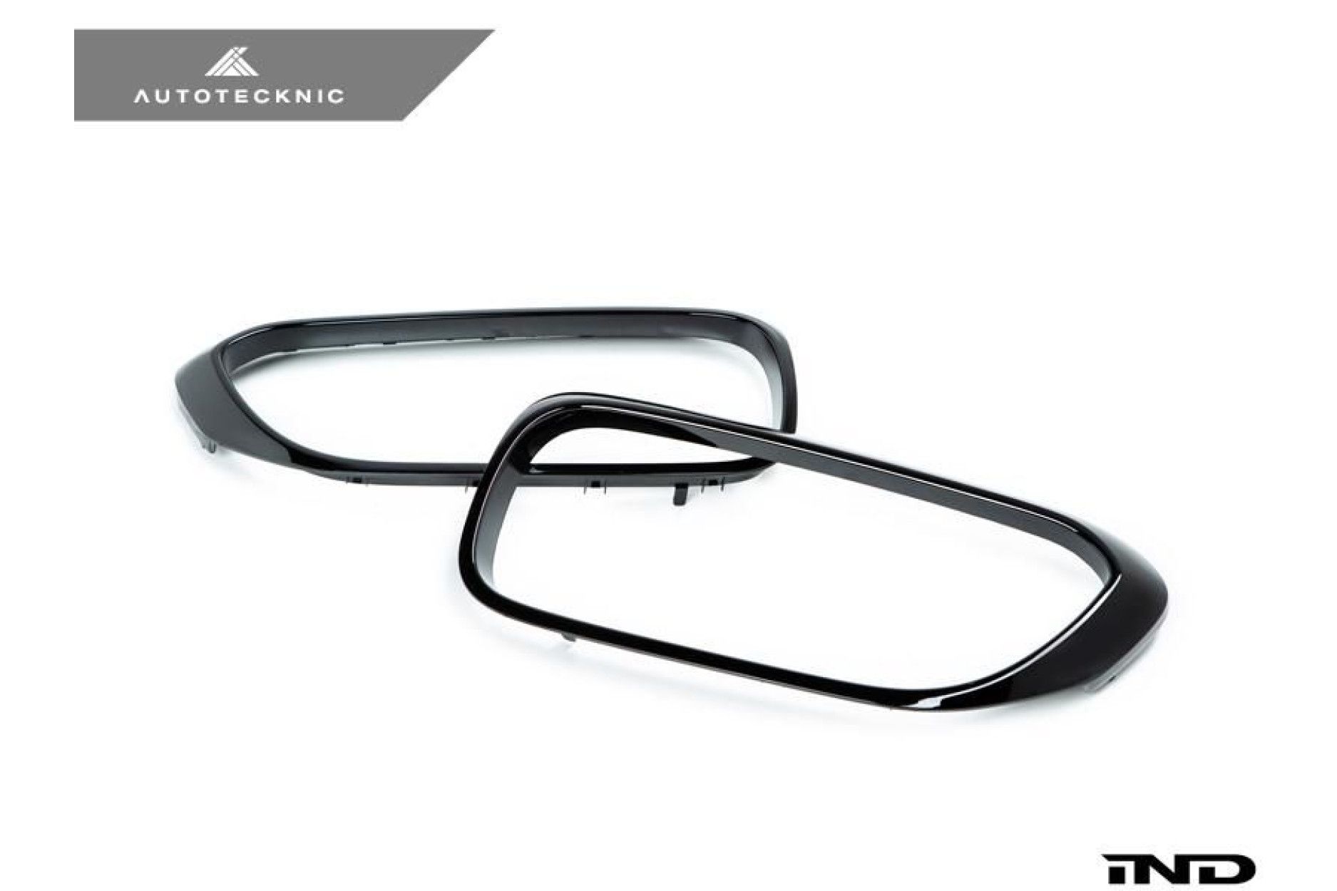 AutoTecknic Replacement Glazing Black Front Grilles Surrounds - F90 M5 (2) 