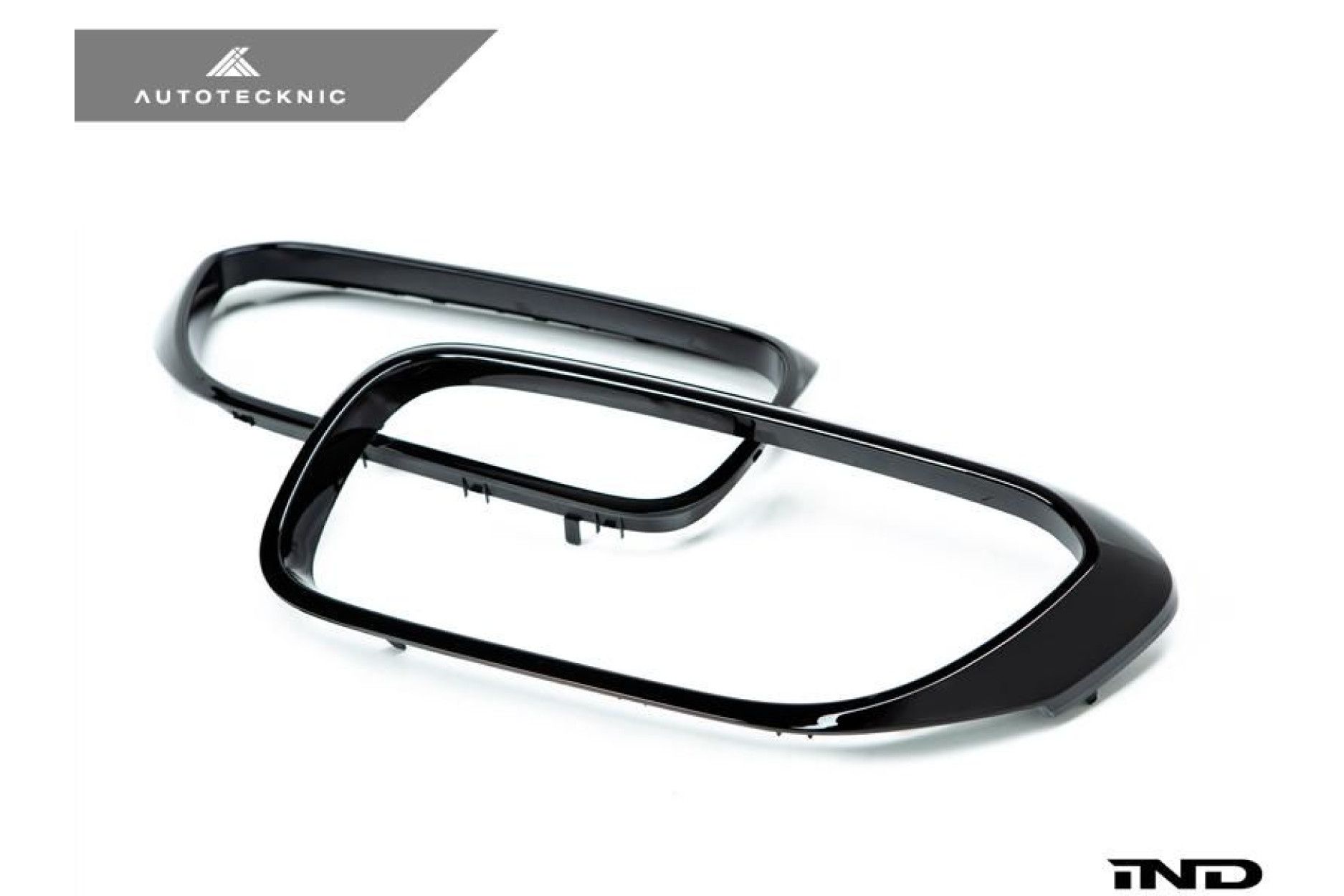 AutoTecknic Replacement Glazing Black Front Grilles Surrounds - F90 M5 (3) 