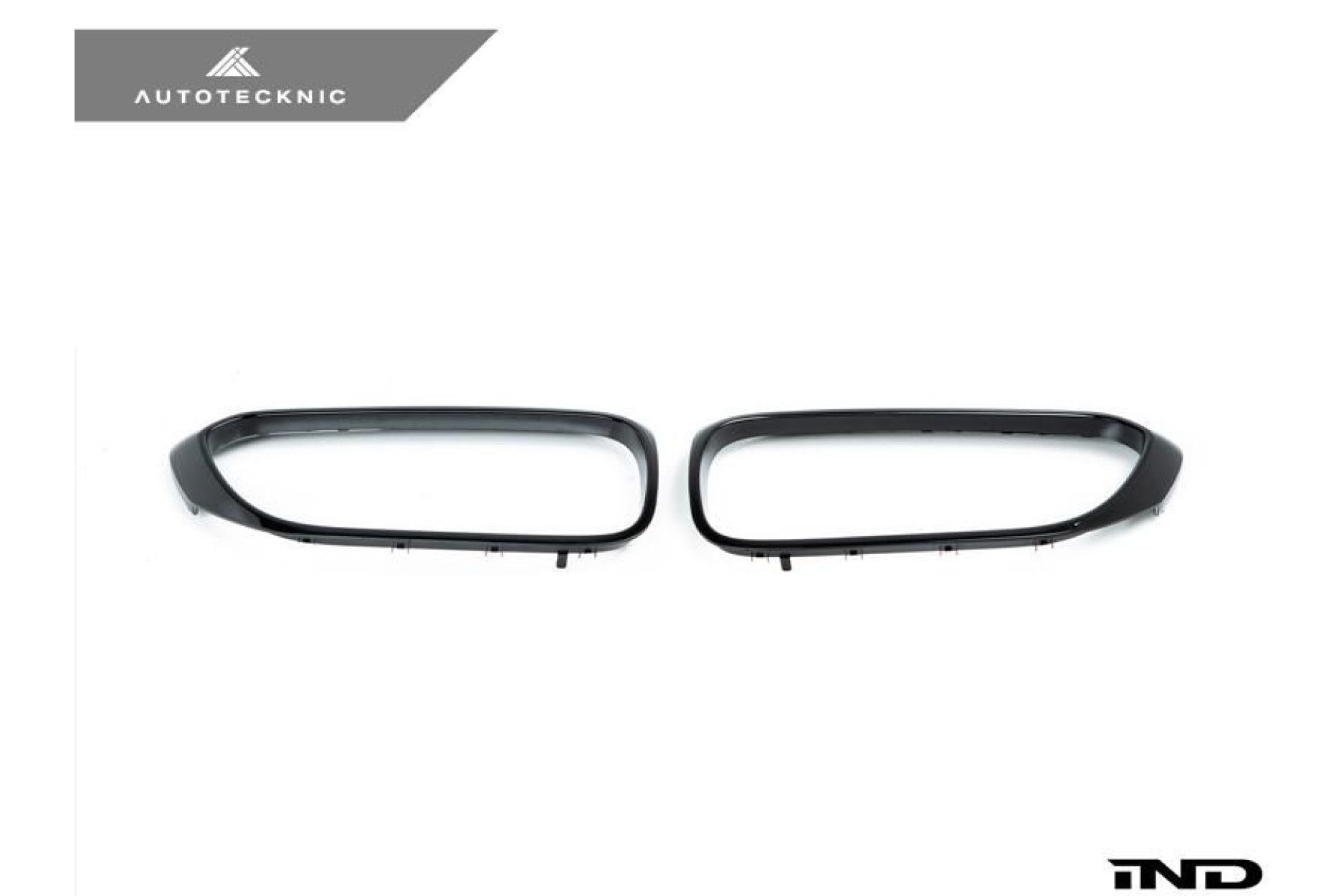 AutoTecknic Replacement Glazing Black Front Grilles Surrounds - F90 M5 (4) 