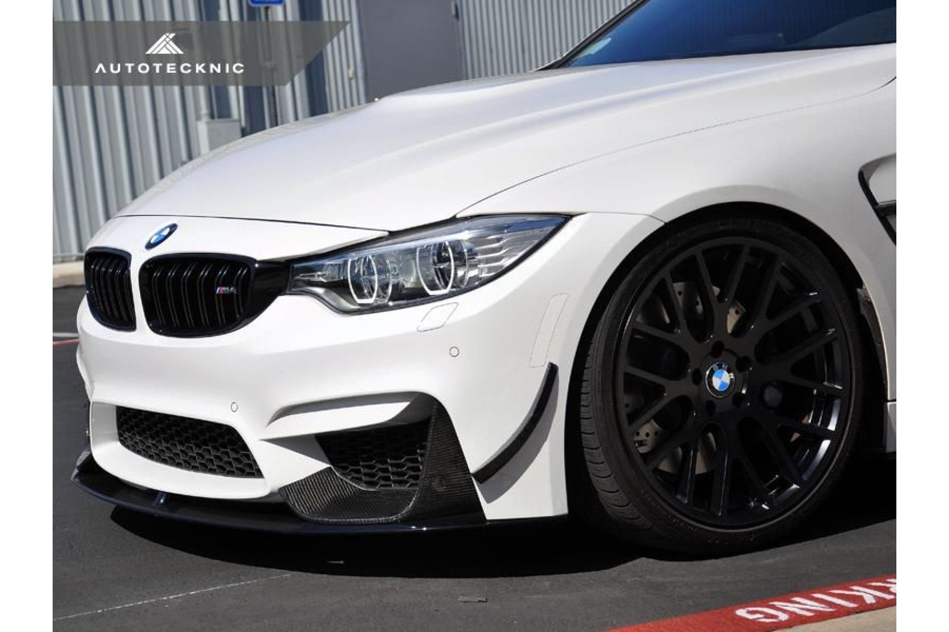 AutoTecknic Front Bumper Carbon Fiber Canards - F80 M3 | F82 M4 (3) 