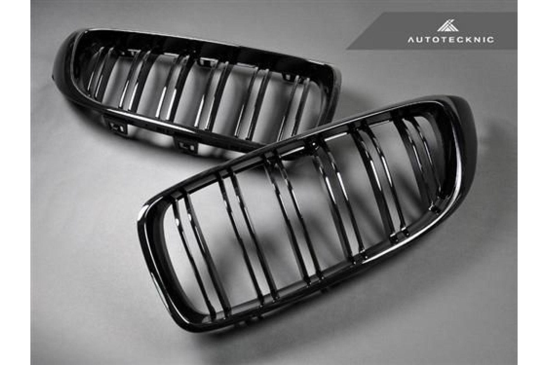 AutoTecknic Glazing Black Dual-Slats Front Grille - F32/F33/F36 | F80/F82/F83 M3/M4