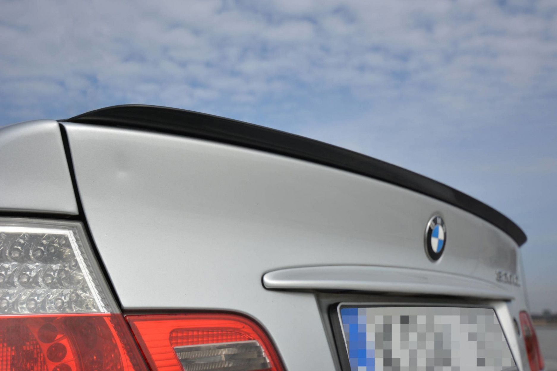 Maxton Design ABS Spoiler Aufsatz für BMW 3er E46 M3 Vorfacelift Coupe  schwarz hochglanz - buy online at CFD