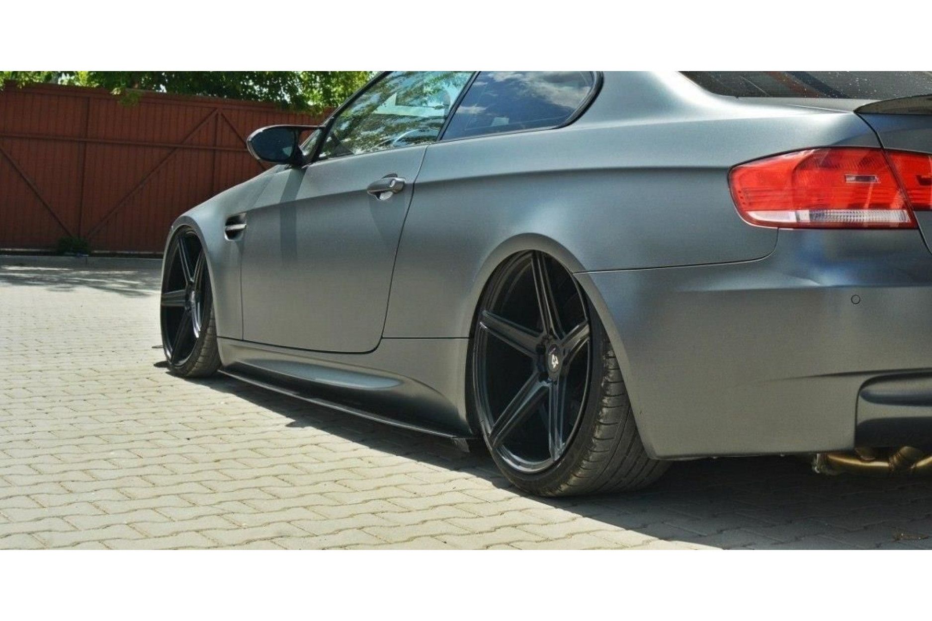 Maxton Design ABS Seitenschweller für BMW 3er E90|E91|E92|E93 M3 Vorfacelift schwarz matt (2) 