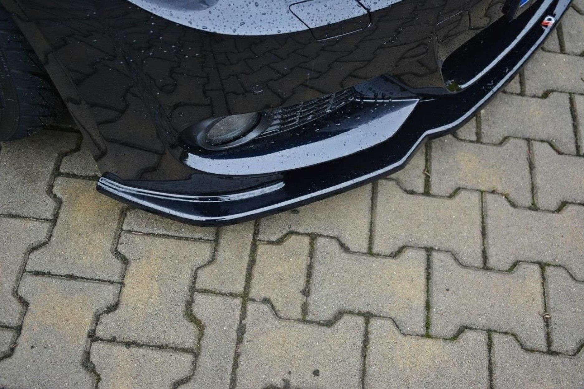 Maxton Design ABS Frontlippe V.2 für BMW 3er E92 M3 M-Paket Facelift schwarz hochglanz (4) 