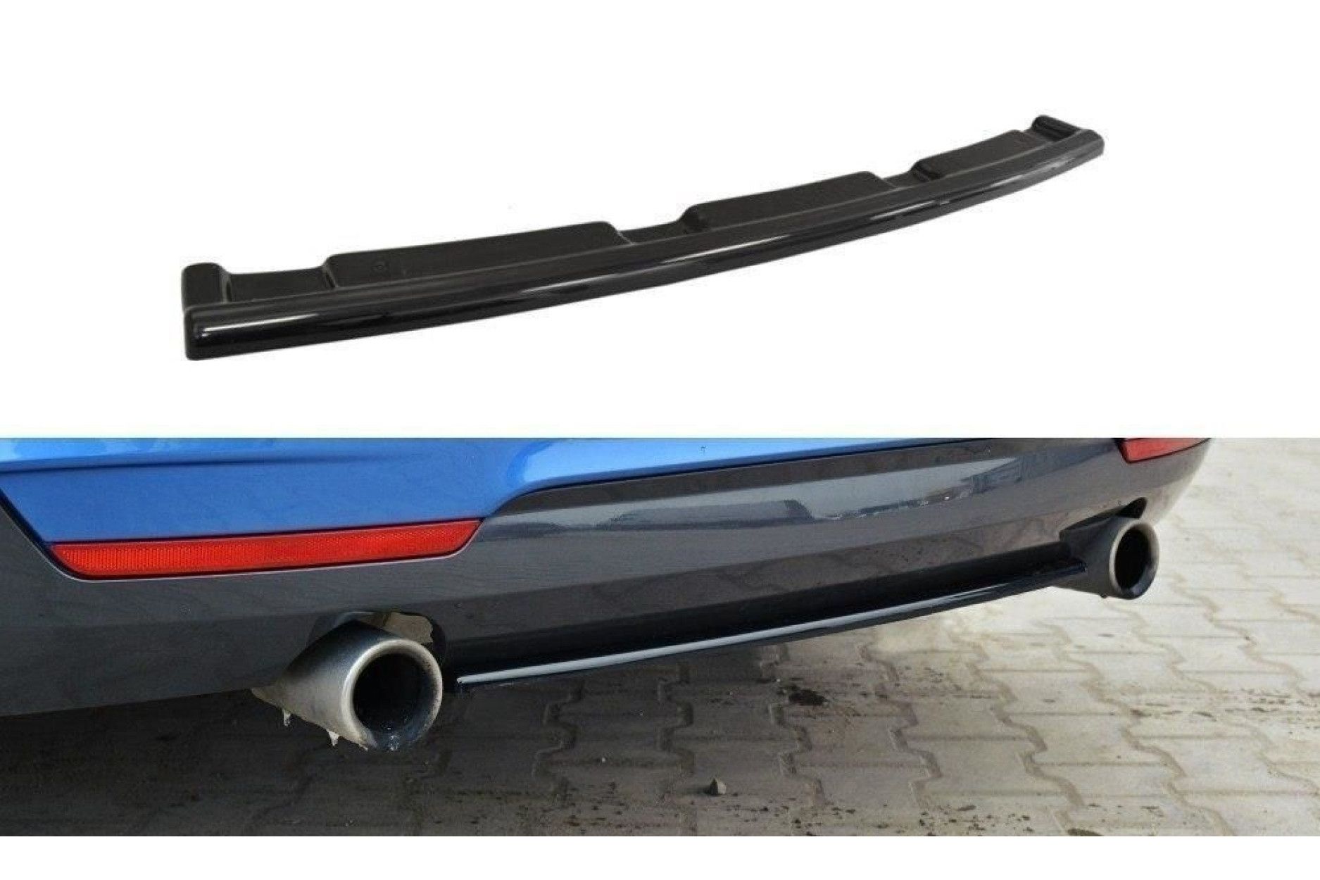 Maxton Design ABS Diffusor für BMW 4er F32 M-Paket schwarz hochglanz