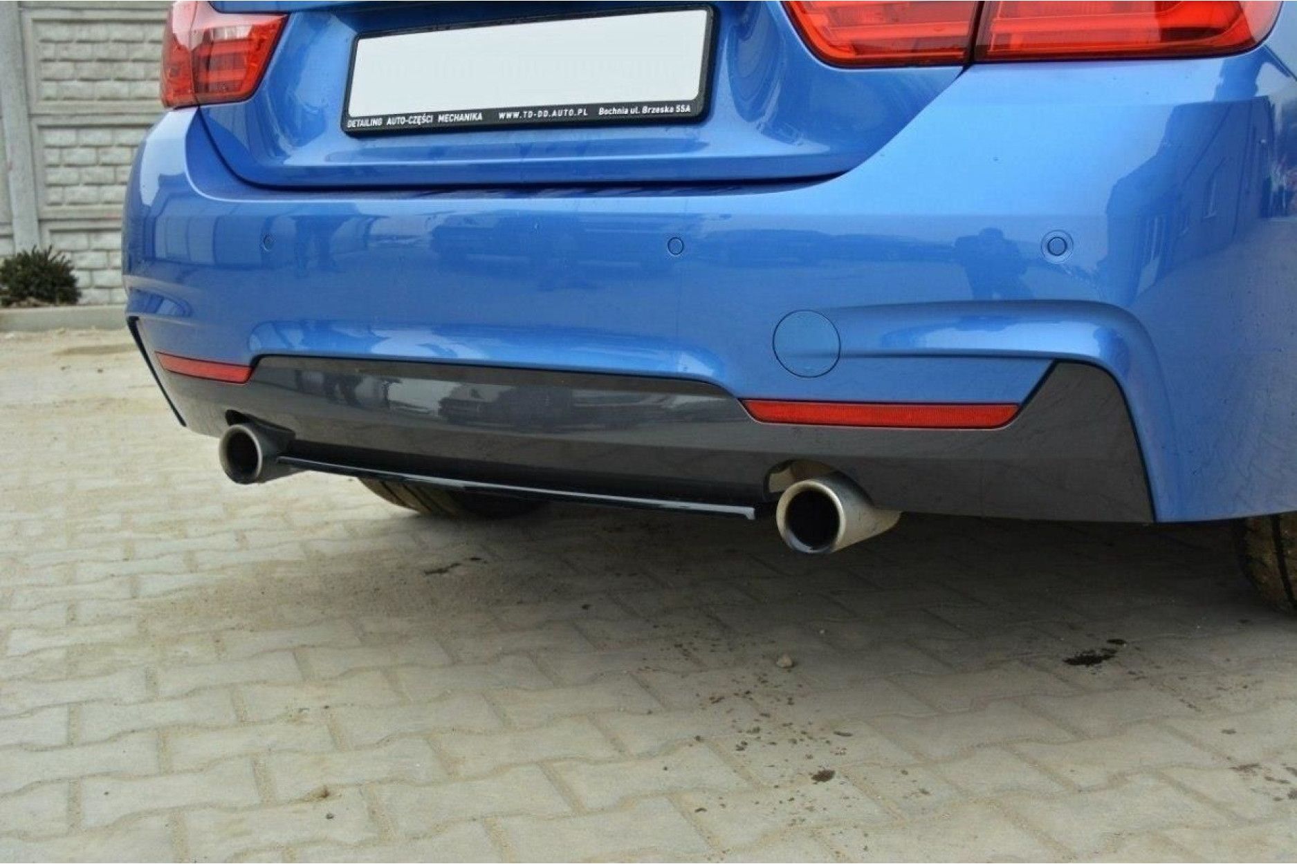 Maxton Design ABS Diffusor für BMW 4er F32 M-Paket schwarz hochglanz (2) 