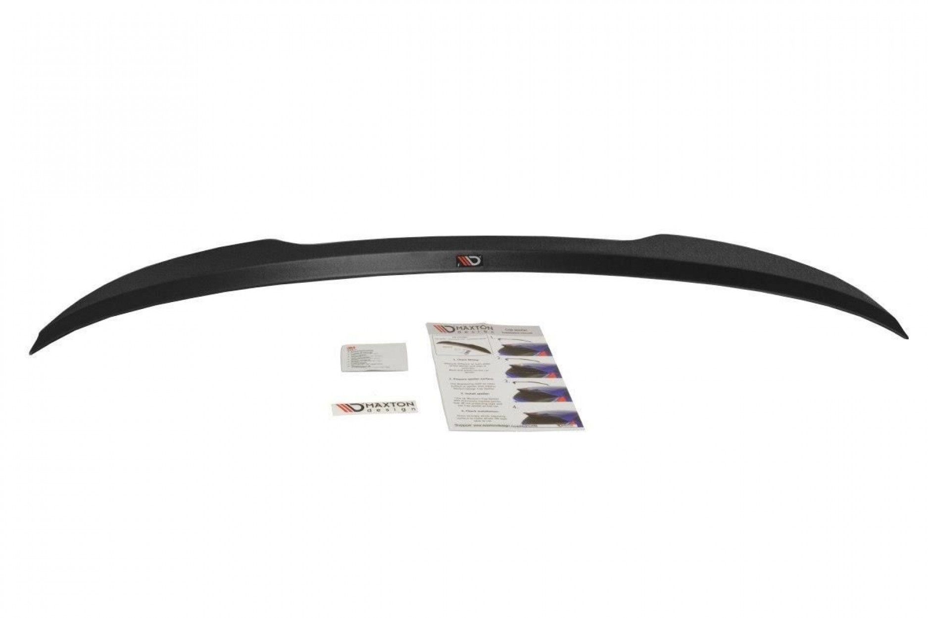 Maxton Design ABS Spoiler Aufsatz für BMW 5er G30|G31 M-Paket schwarz hochglanz