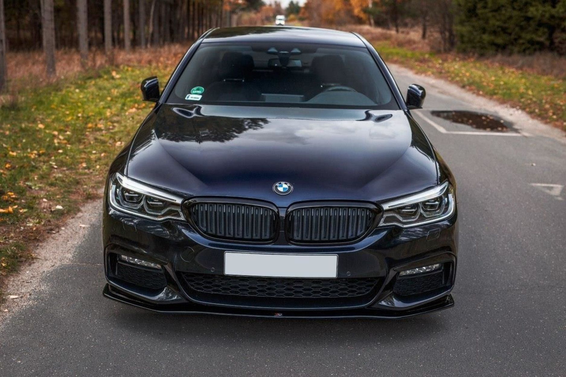 Maxton Design ABS Frontlippe V.2 für BMW 5er G30|G31 M-Paket schwarz hochglanz (4) 