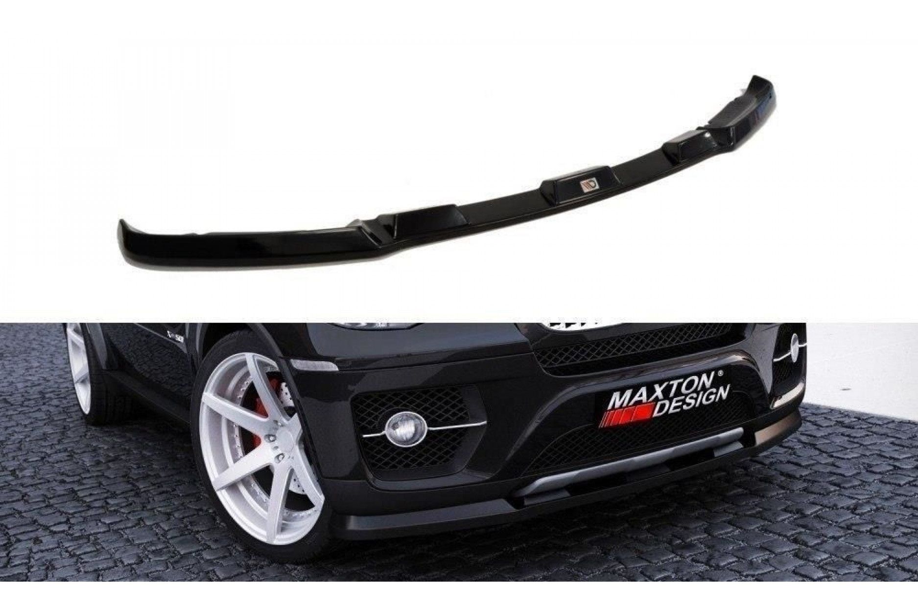 Maxton Design ABS Frontlippe für BMW X6 E71|E72 schwarz hochglanz