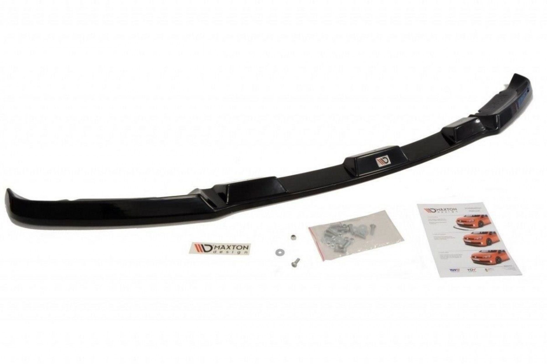 Maxton Design ABS Frontlippe für BMW X6 E71|E72 schwarz hochglanz (2) 