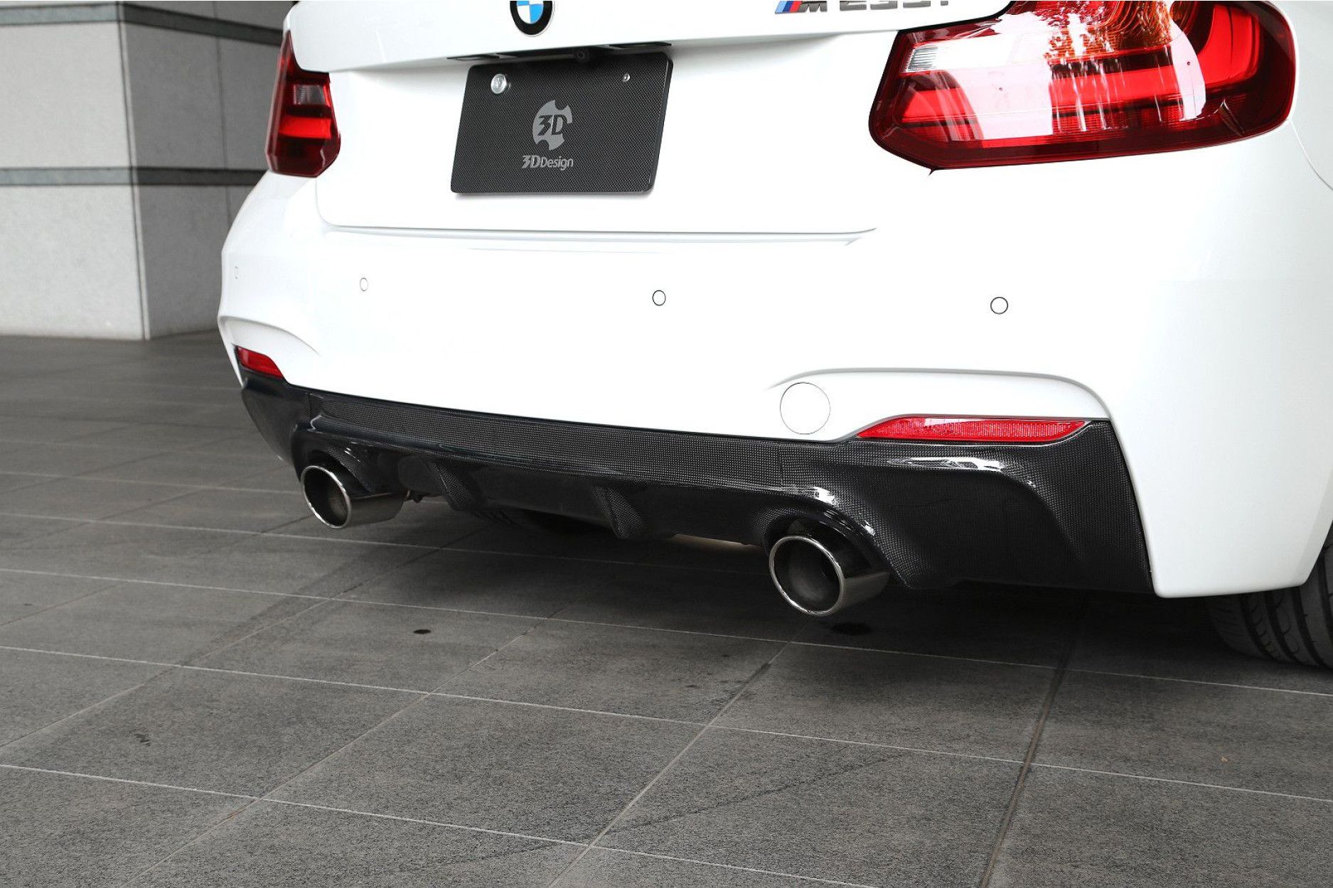 3Ddesign carbon diffuser fitting for BMW 2 Series F22 with M-Tech (4) 