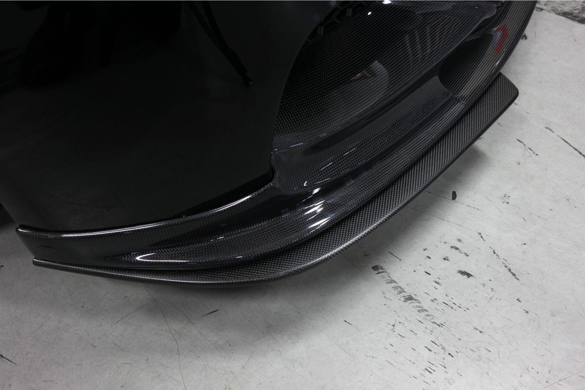3Ddesign carbon front splitter for BMW 5 Series F10 M5 for (3) 