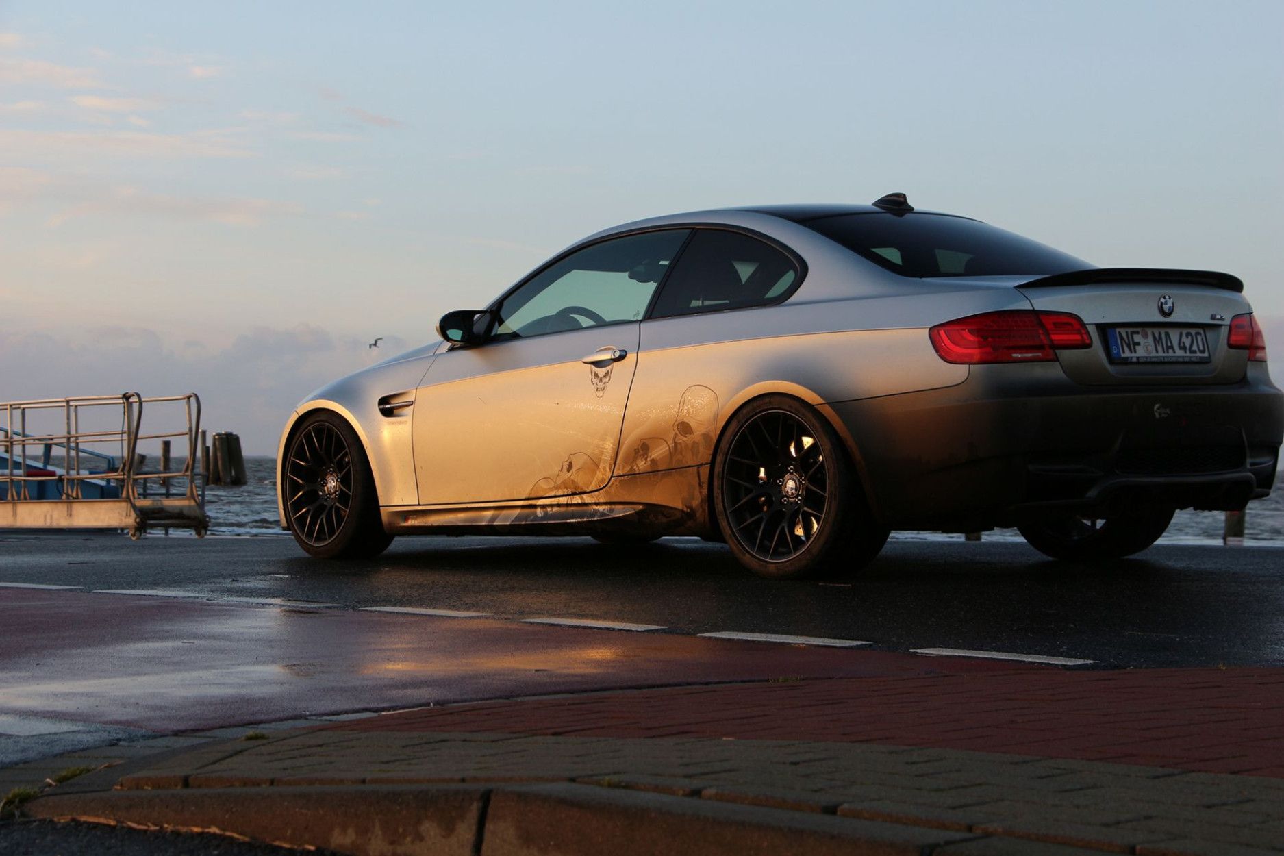 Boca carbon spoiler for BMW E92 M3 - similar performance (2) 