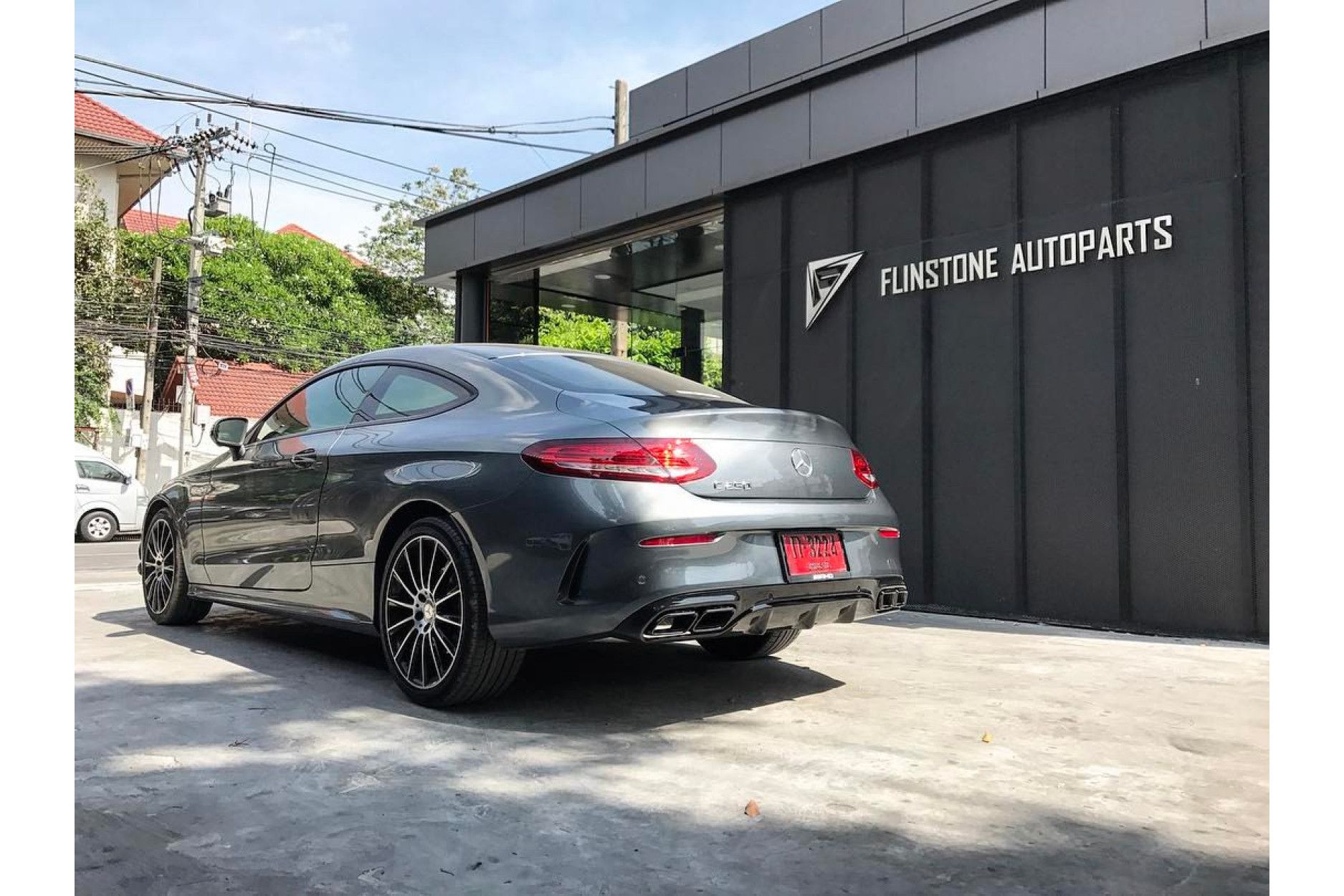 Boca Carbon Diffusor For Mercedes C Class C205 C200 C250 C300 Amg Paket C43 Amg C63 S Amg Coupe Prefacelift Similar Oem Buy Online At Cfd