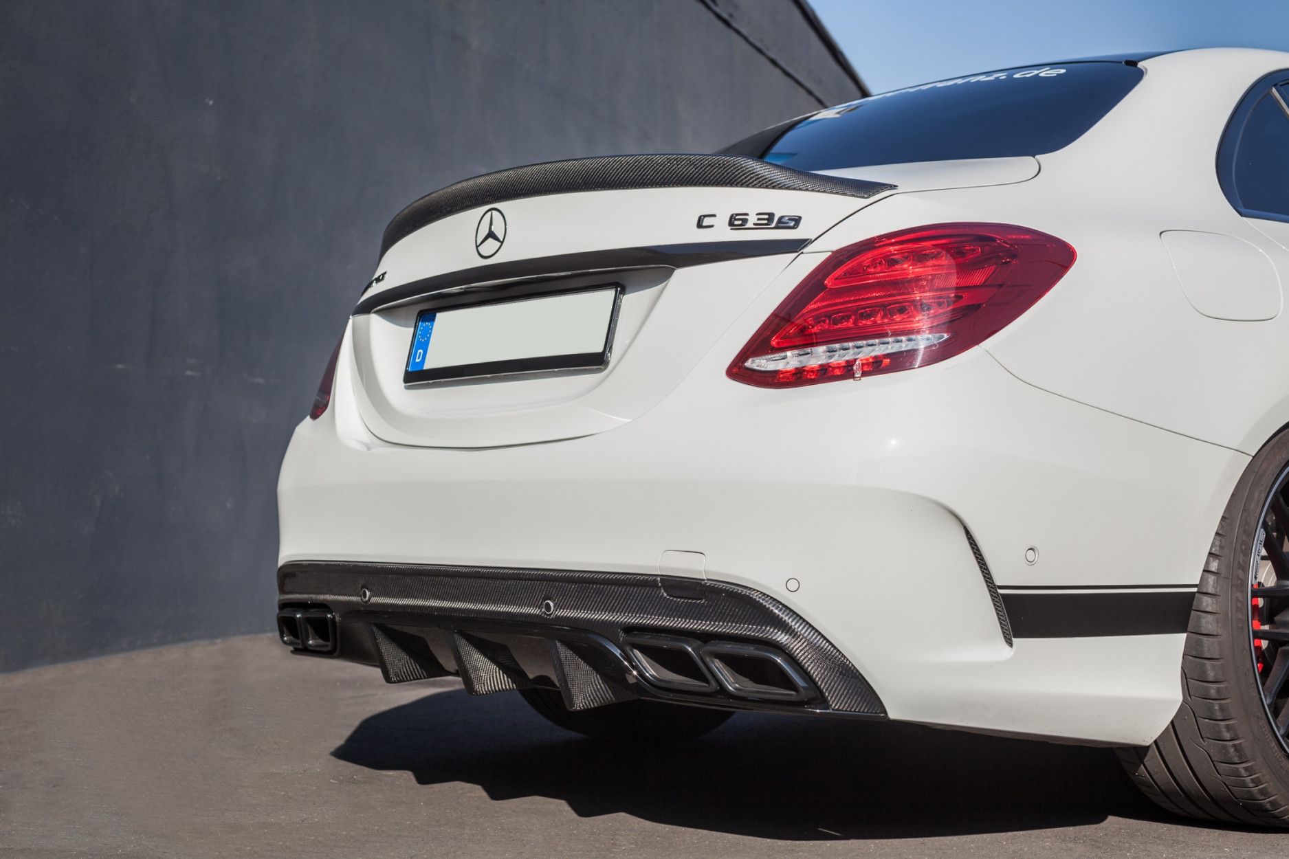 Boca carbon spoiler for Mercedes W205 Mercurie Second Choice