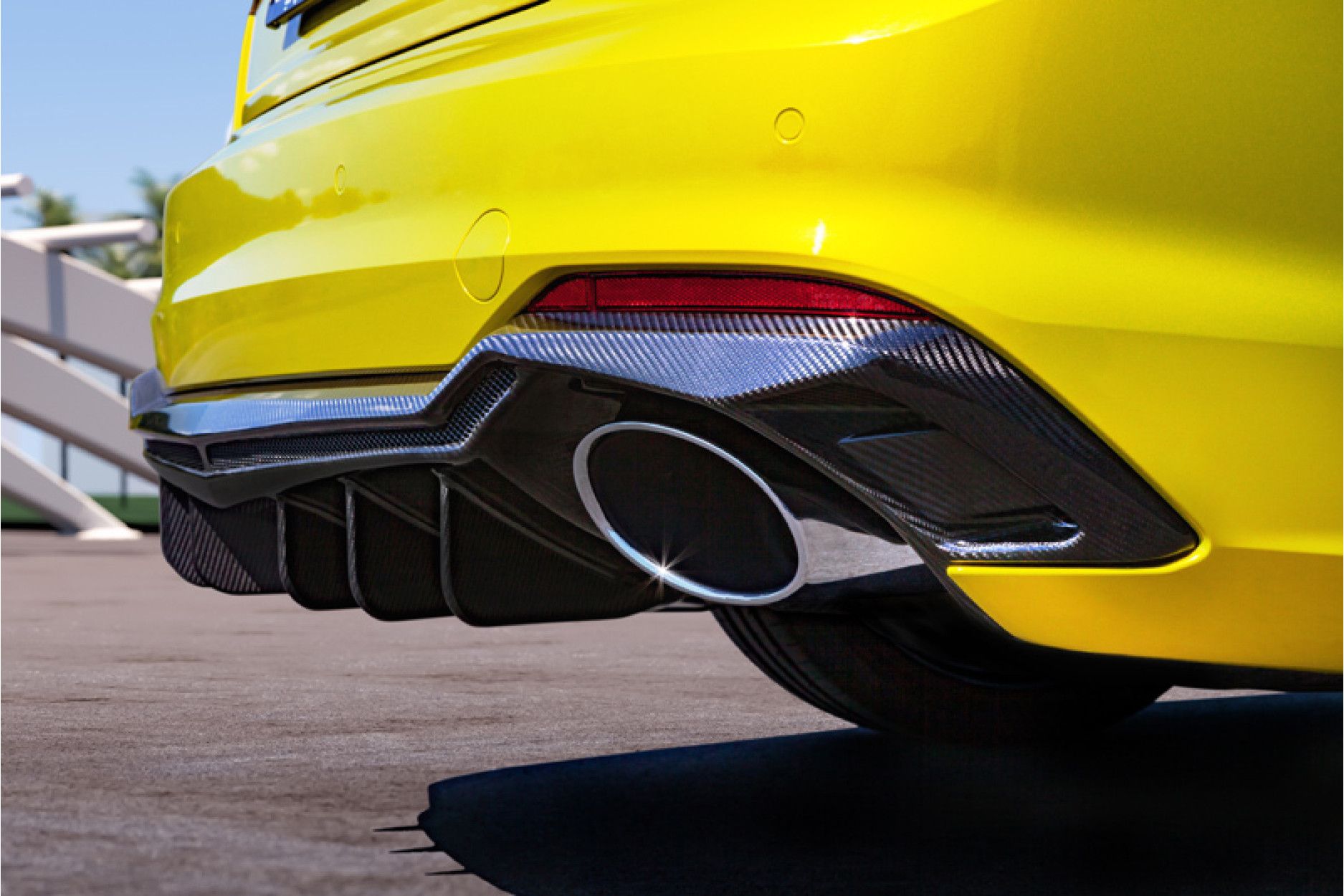 Capristo Carbon diffuser for Audi B9 RS5 (3) 