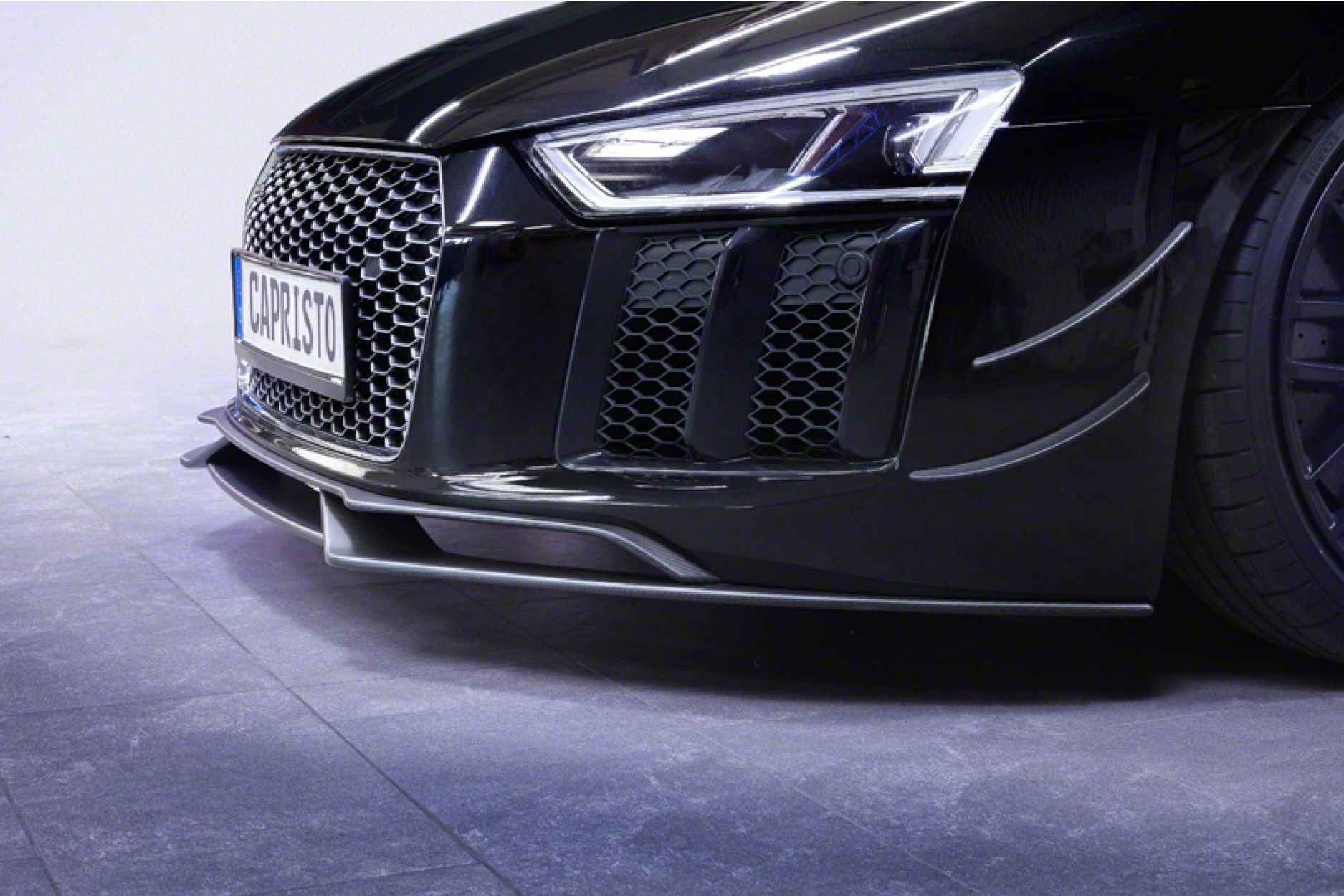 Capristo Carbon frontlip for Audi R8 V10 (2) 