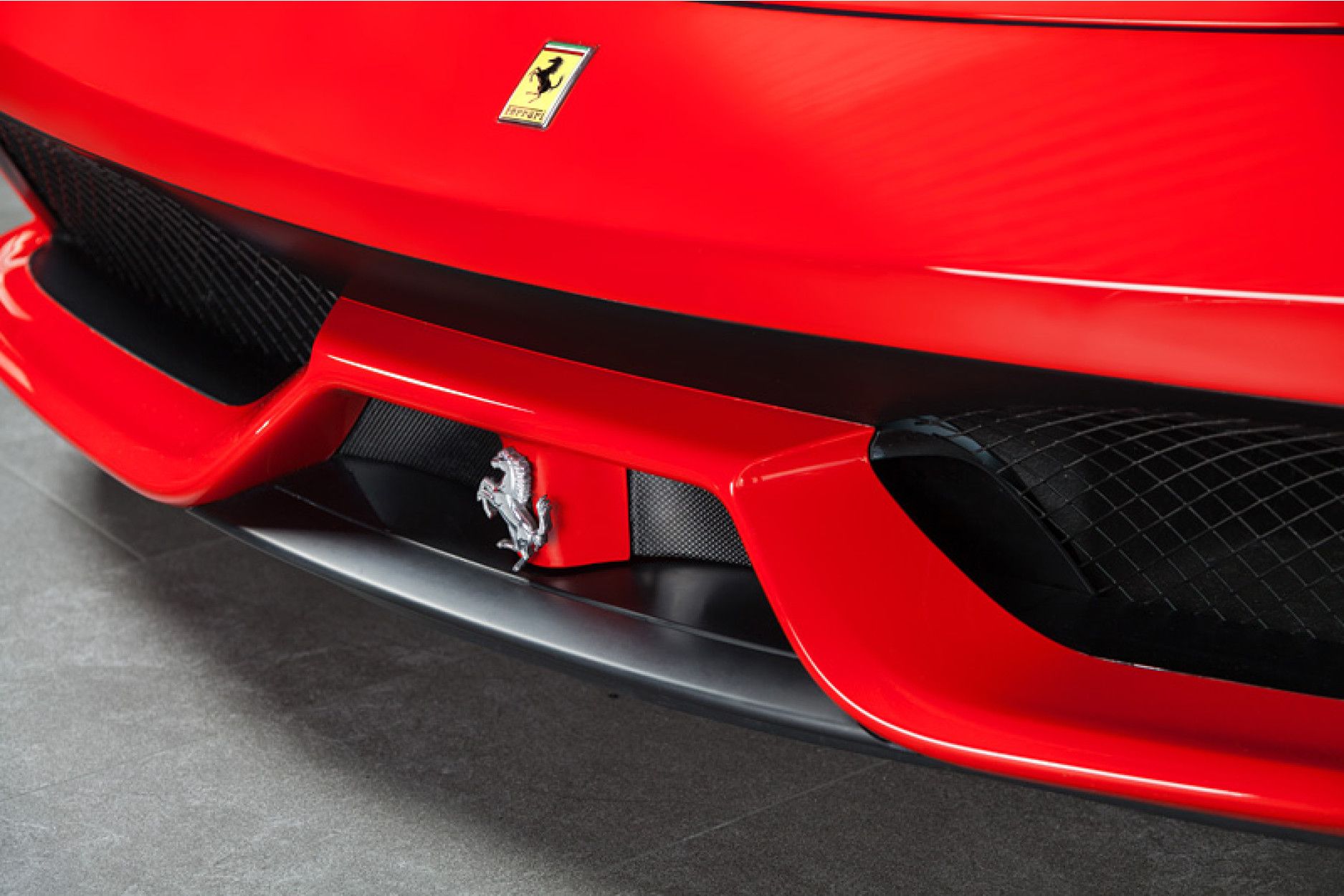 Capristo carbon front diffuser front lip for Ferrari 458 Speciale (4) 
