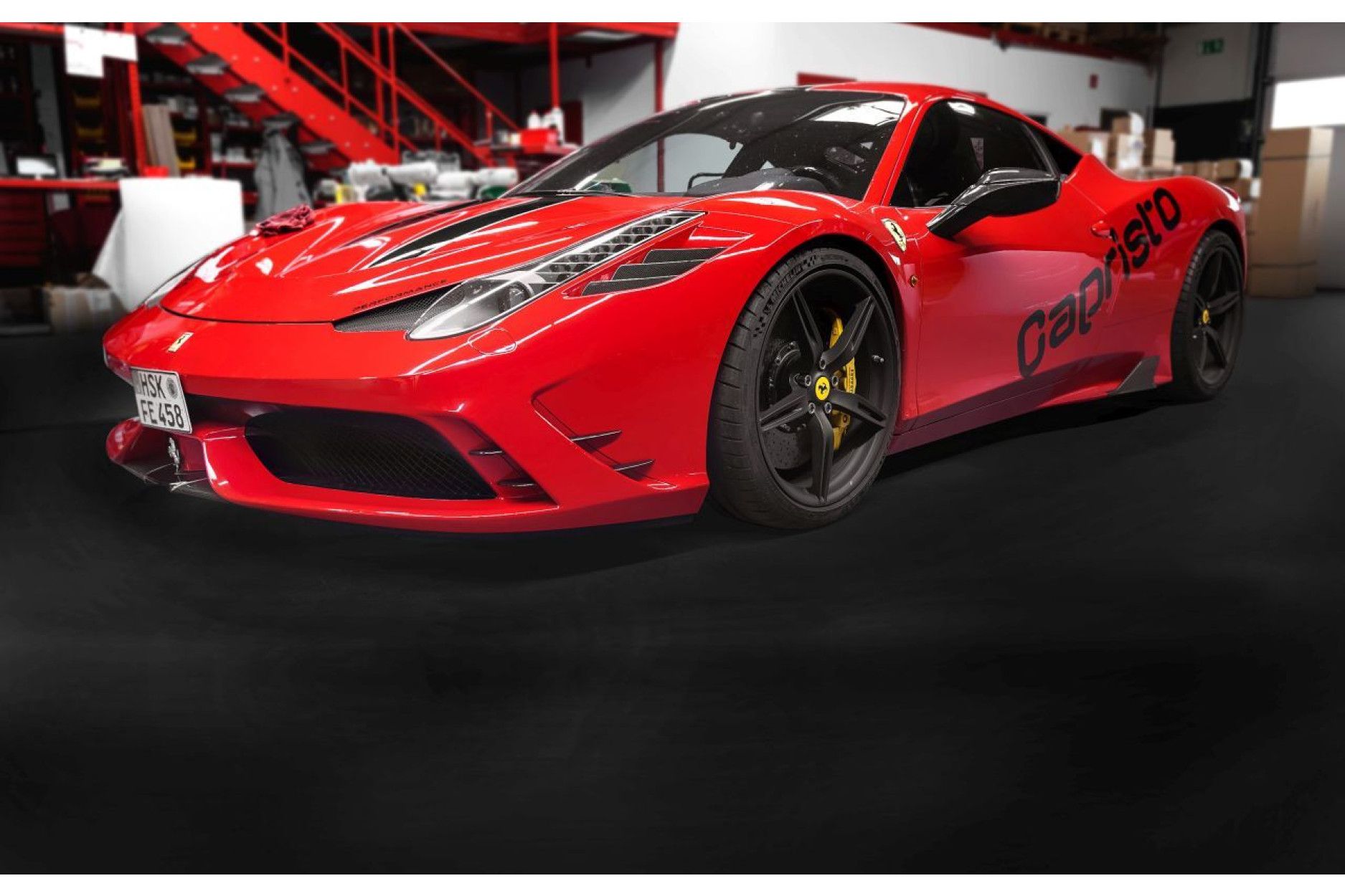 Capristo carbon front fin for Ferrari 458 Speciale (2) 
