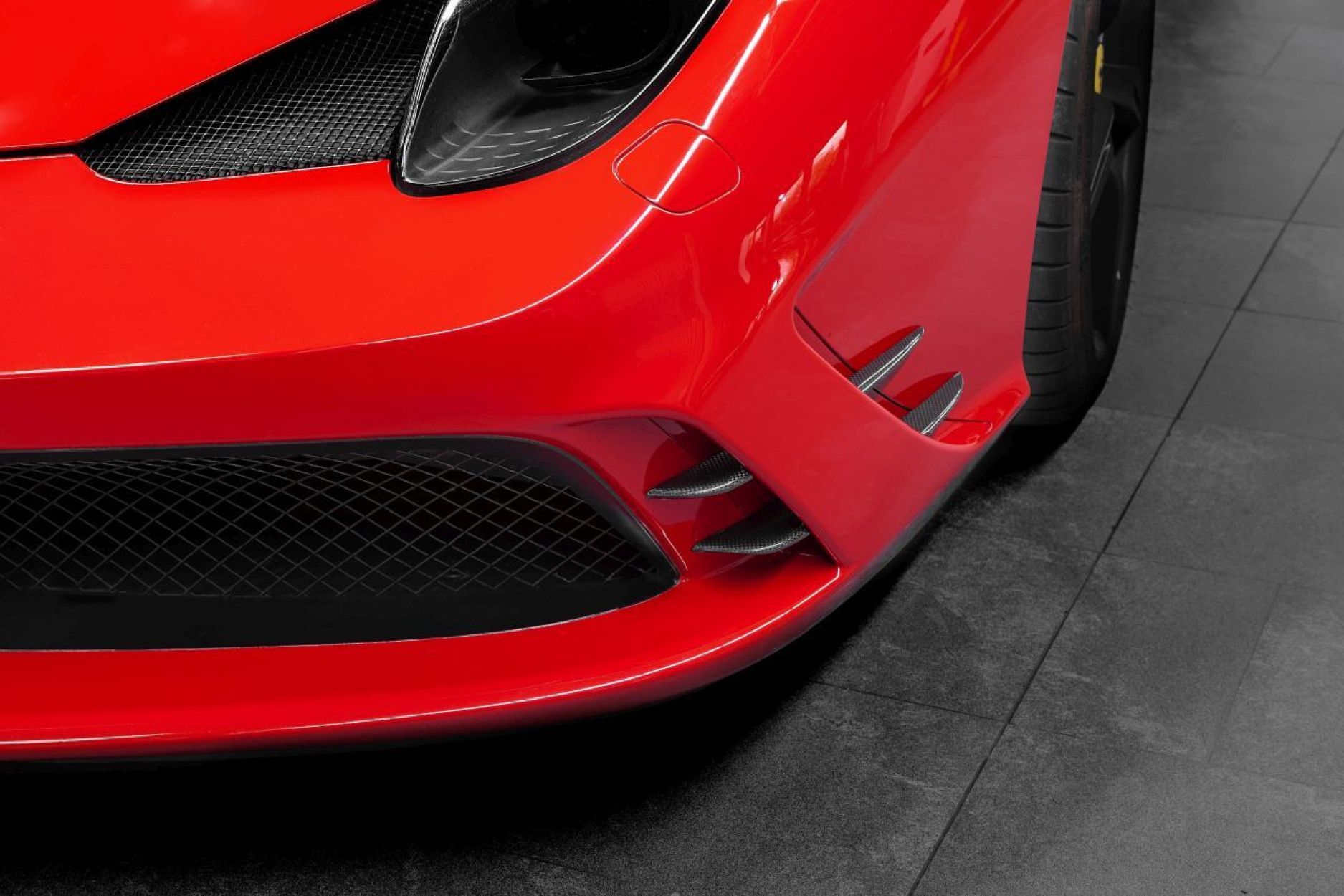 Capristo carbon front fin for Ferrari 458 Speciale (5) 