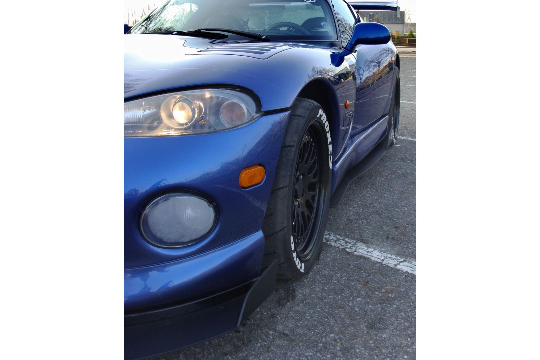 Maxton Design ABS Seitenschweller für Dodge Viper GTS schwarz matt (3) 
