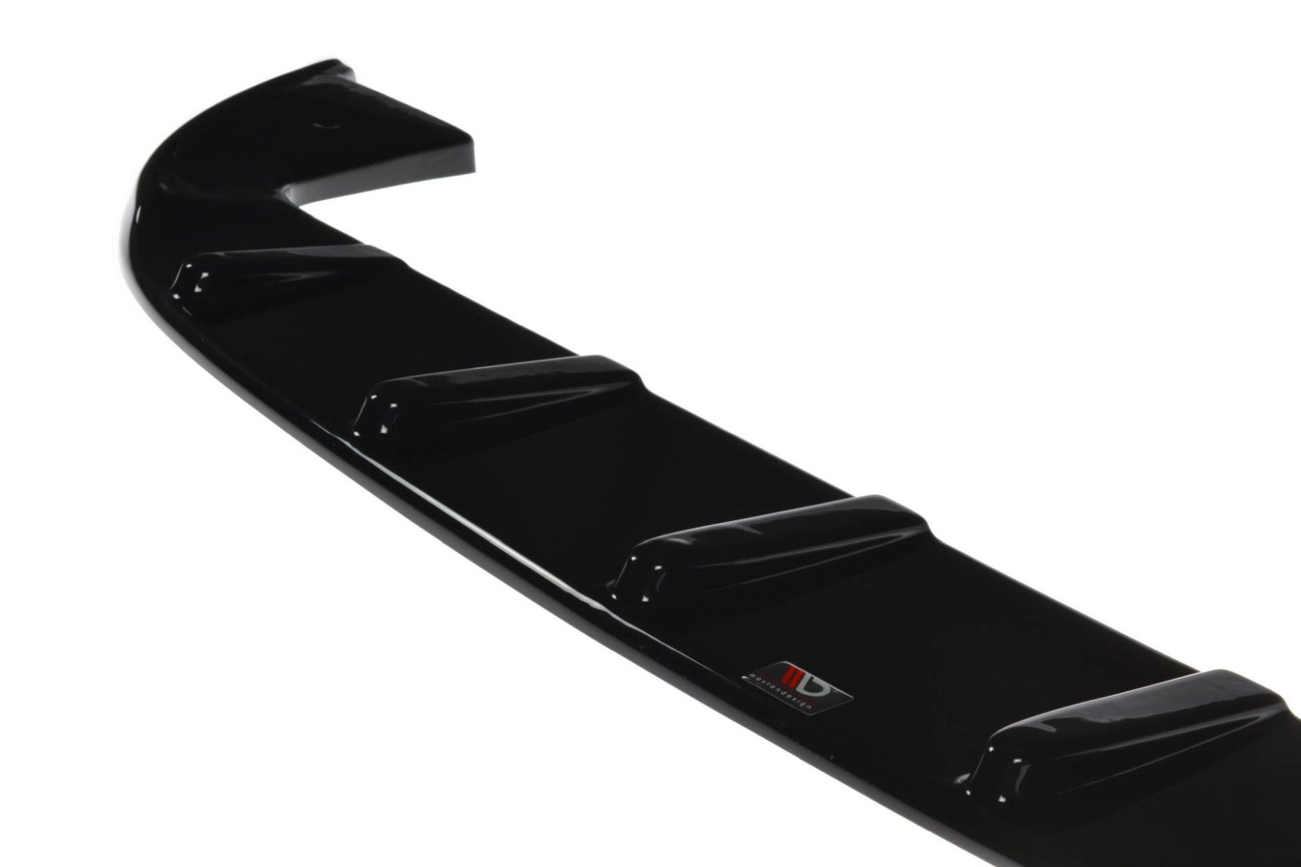 Maxton Design ABS Frontlippe V.1 für Fiat 500 Vorfacelift Schrägheck schwarz hochglanz (6) 