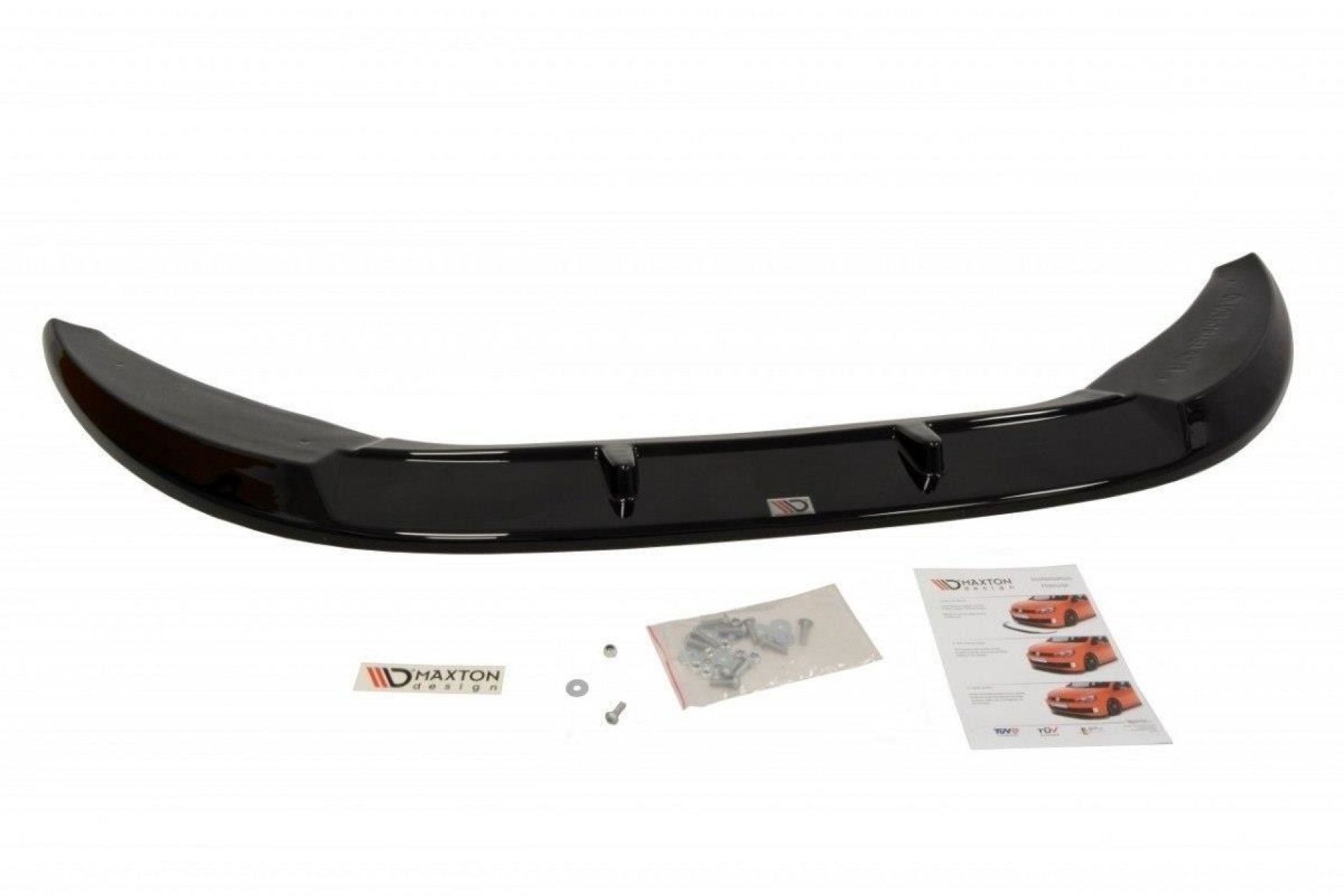 Maxton Design ABS Frontlippe V.2 für Fiat Grande Punto Grande Punto Abarth schwarz hochglanz (7) 