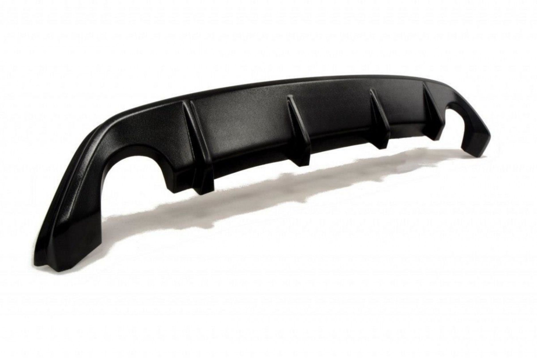 Maxton Design ABS Diffusor für Ford Focus Mk2 ST|RS Vorfacelift schwarz hochglanz (2) 