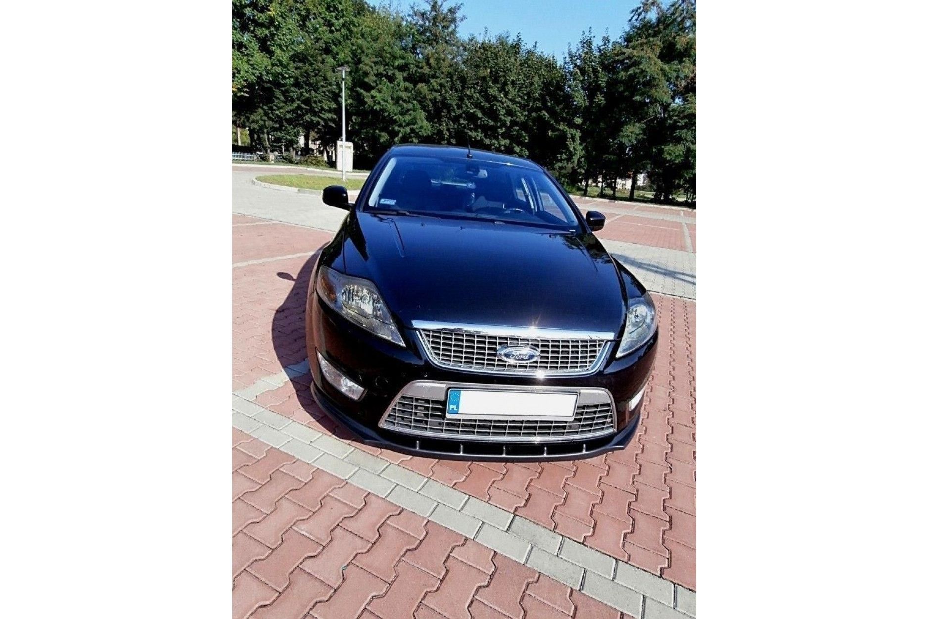 Maxton Design ABS Frontlippe für Ford Mondeo MK4 ST Vorfacelift schwarz hochglanz (3) 