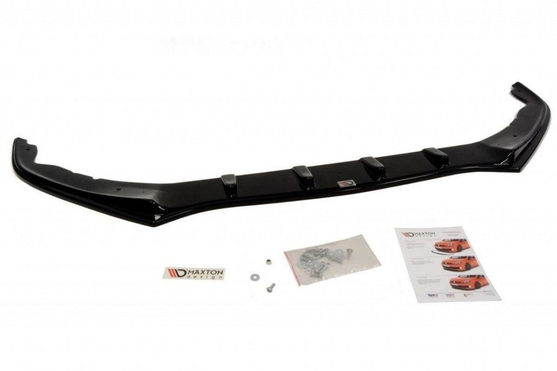Maxton Design ABS Frontlippe für Honda Accord Mk8 Type-S Vorfacelift schwarz hochglanz (2) 
