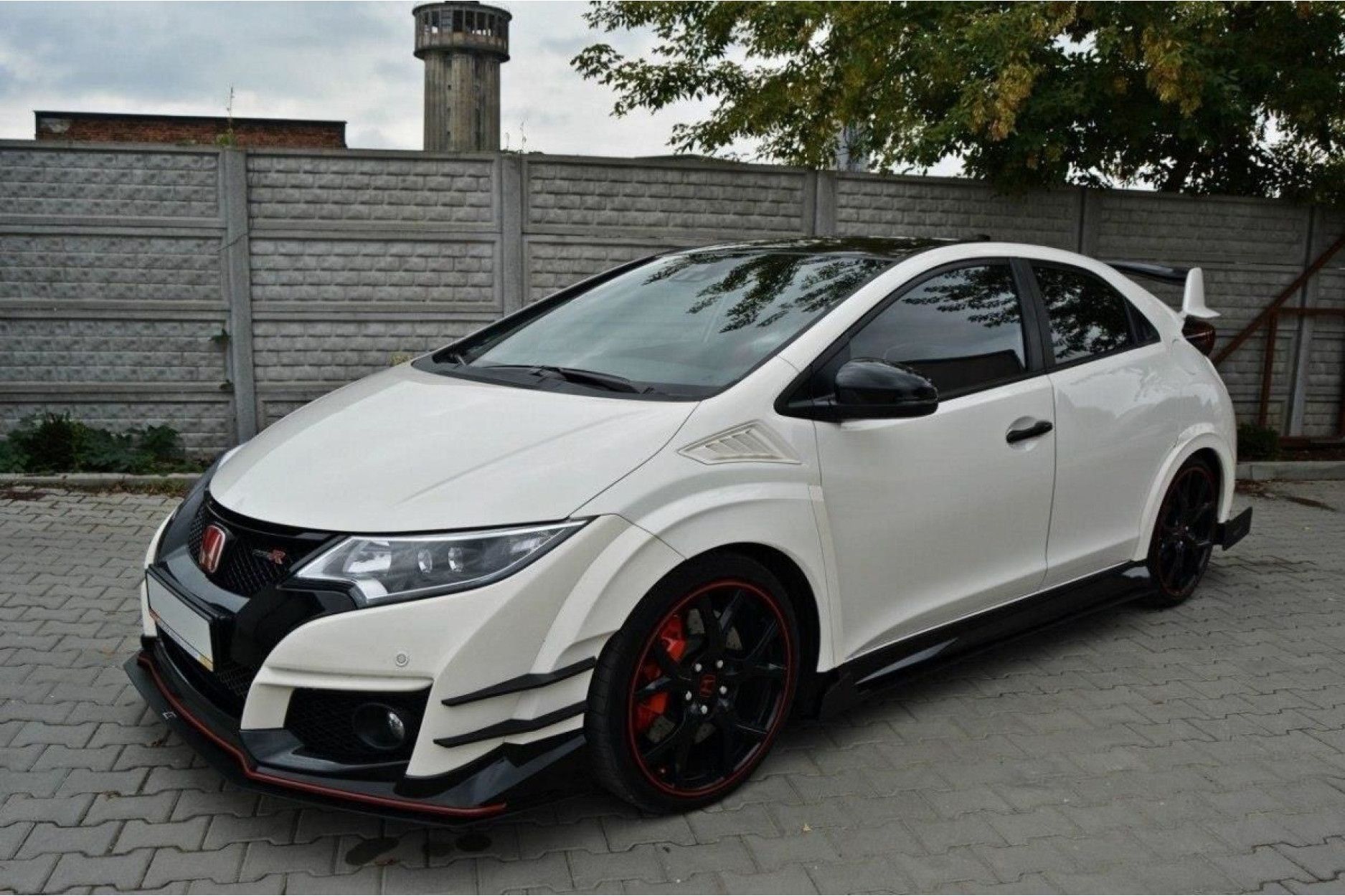 Maxton Design ABS Seitenschweller für Honda Civic Mk9 Type GP|Type-SR schwarz matt (5) 
