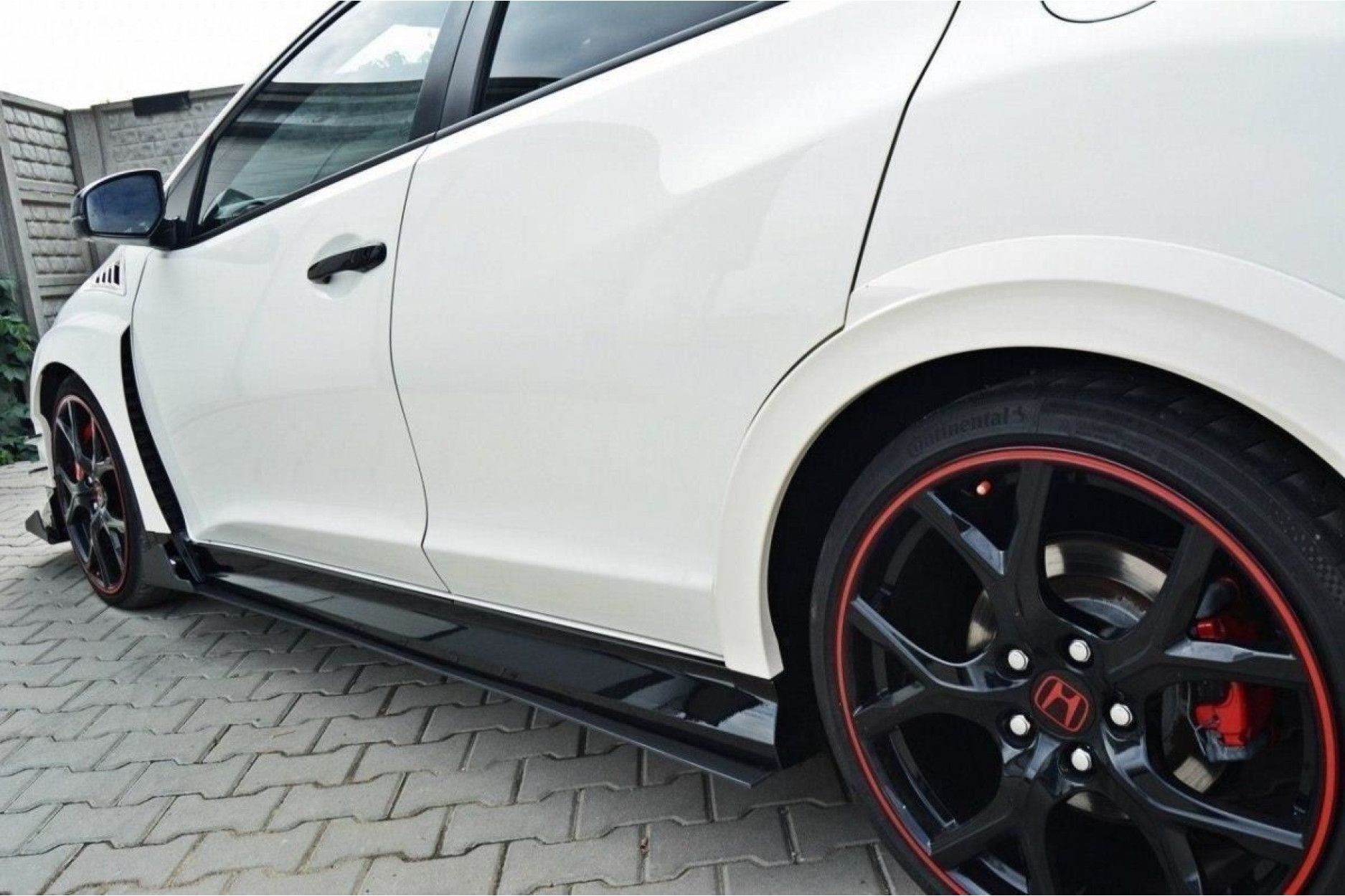 Maxton Design ABS Seitenschweller für Honda Civic Mk9 Type GP|Type-SR schwarz matt (3) 