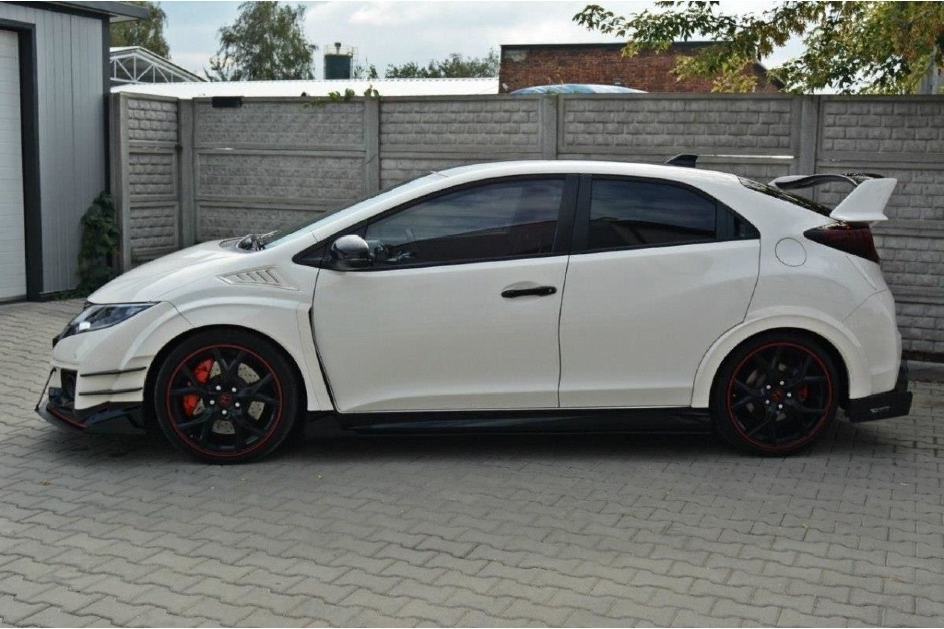 Maxton Design ABS Seitenschweller für Honda Civic Mk9 Type GP|Type-SR schwarz matt (4) 
