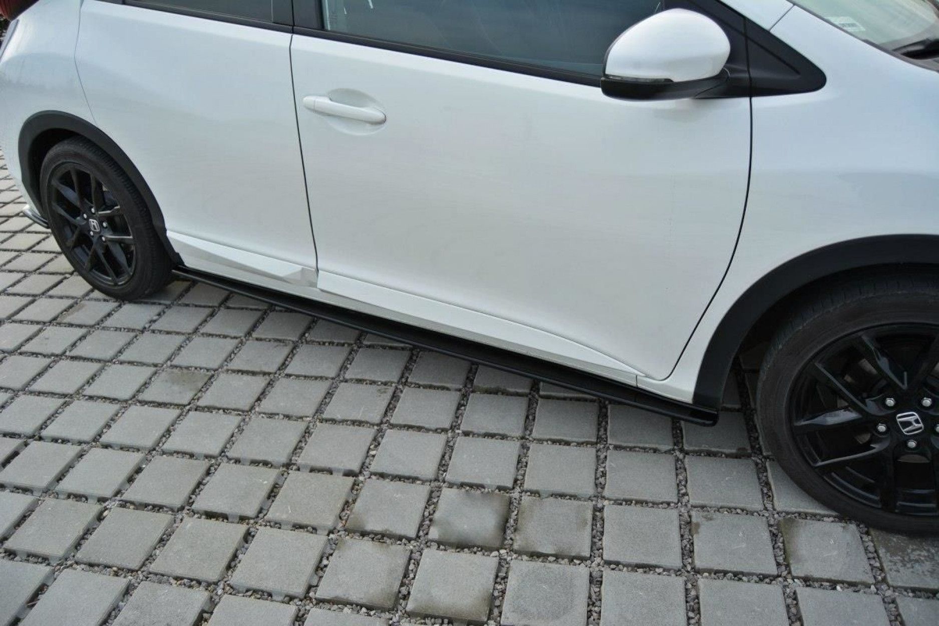 Maxton Design ABS Seitenschweller für Honda Civic Mk9 Type GP|Type-SR Facelift schwarz hochglanz (2) 
