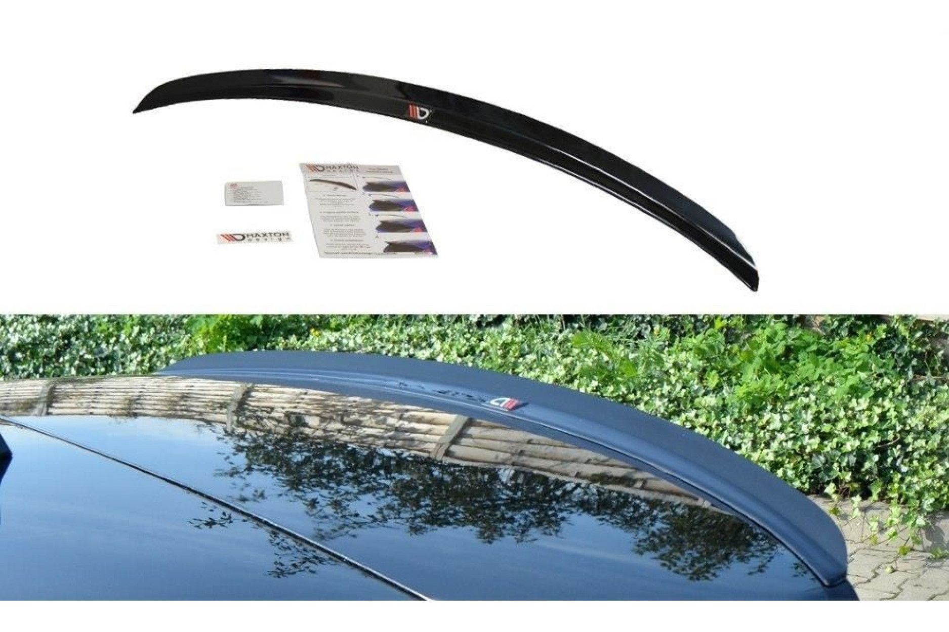 Maxton Design ABS Spoiler Aufsatz für Lexus NX MK1 schwarz hochglanz