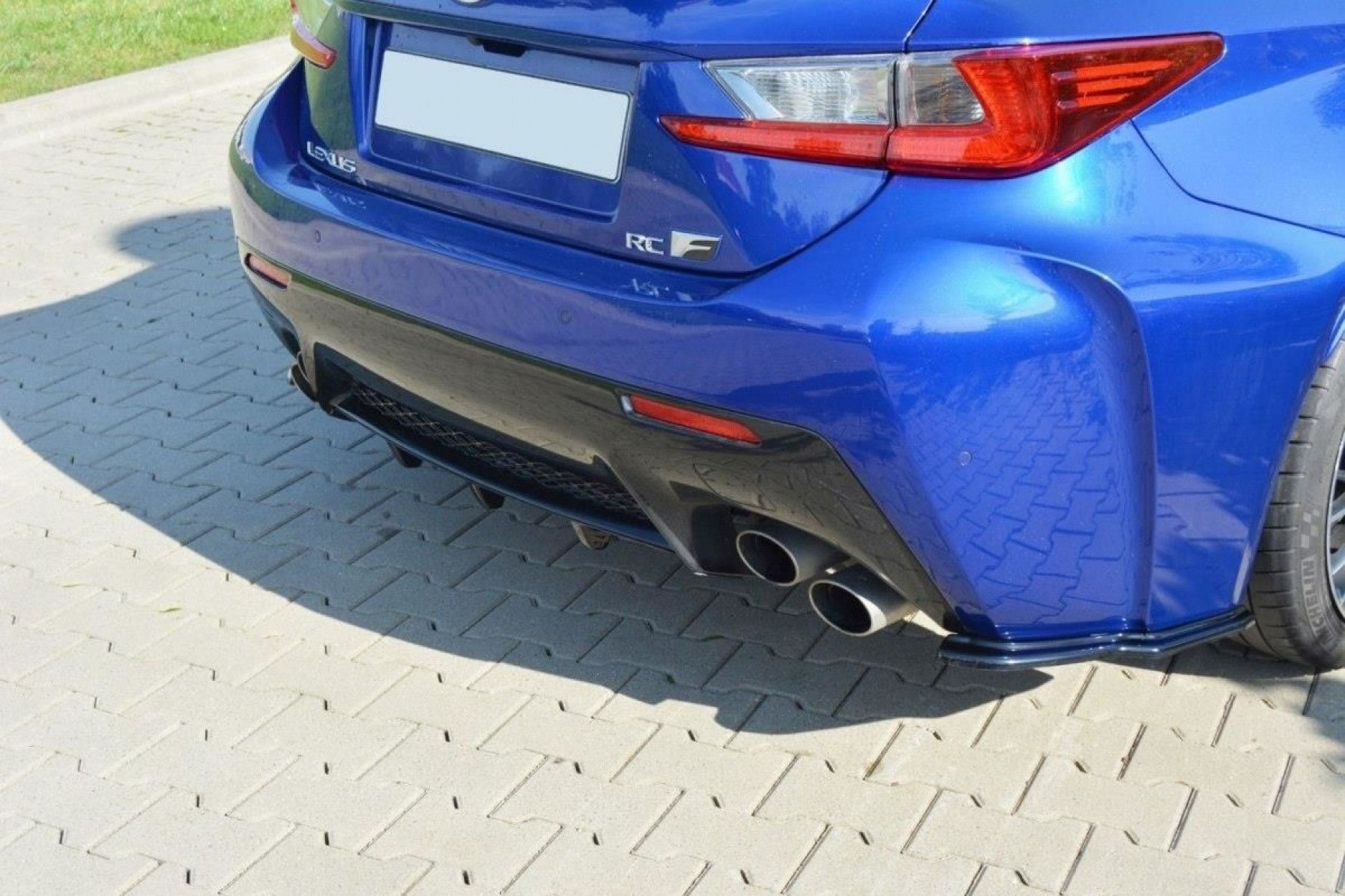 Maxton Design ABS Diffusor für Lexus RC F schwarz hochglanz (2) 