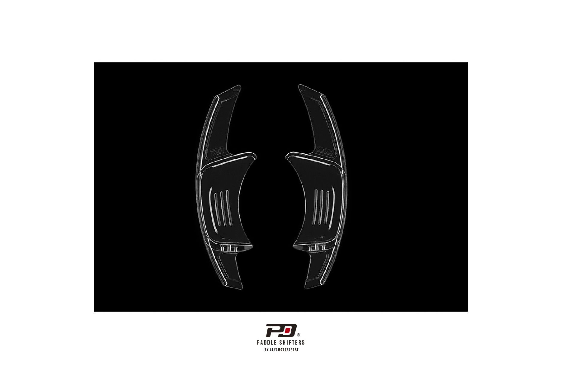 Leyo transparente Schaltwippen für VW MK7 Golf Polo 7 GTI/R (3) 